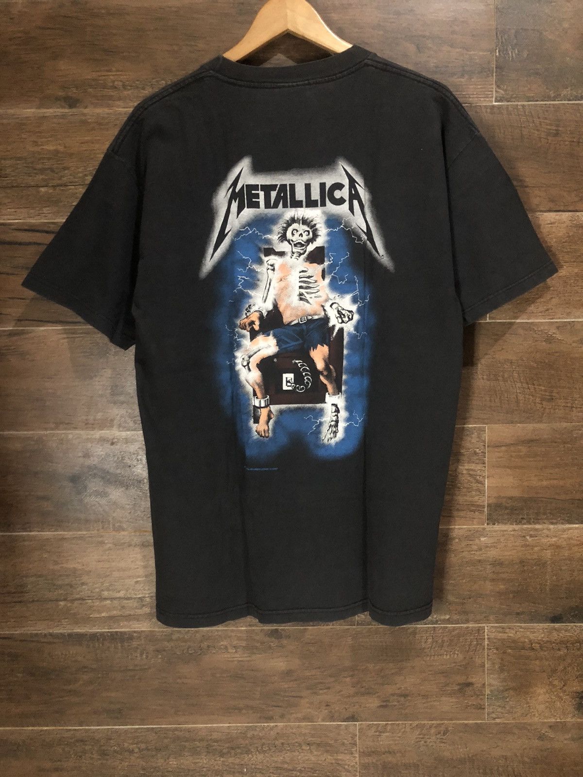 Band Tees × Metallica Vintage 1994 Metallica Ride The Lightning Shirt Giant Size US L / EU 52-54 / 3 - 3 Thumbnail