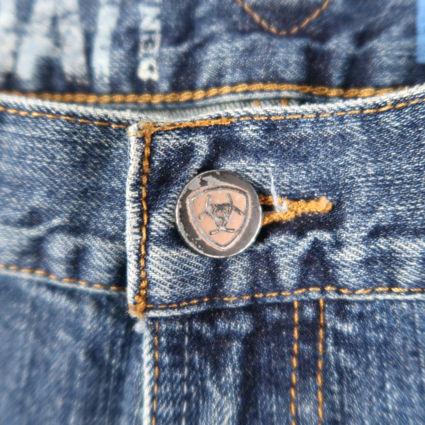 Ariat Ariat M2 Relaxed Bootcut Jeans Mens 34x30 Medium Wash Boot Cotton Western Blue 5-Pocket Denim Size US 34 / EU 50 - 7 Thumbnail