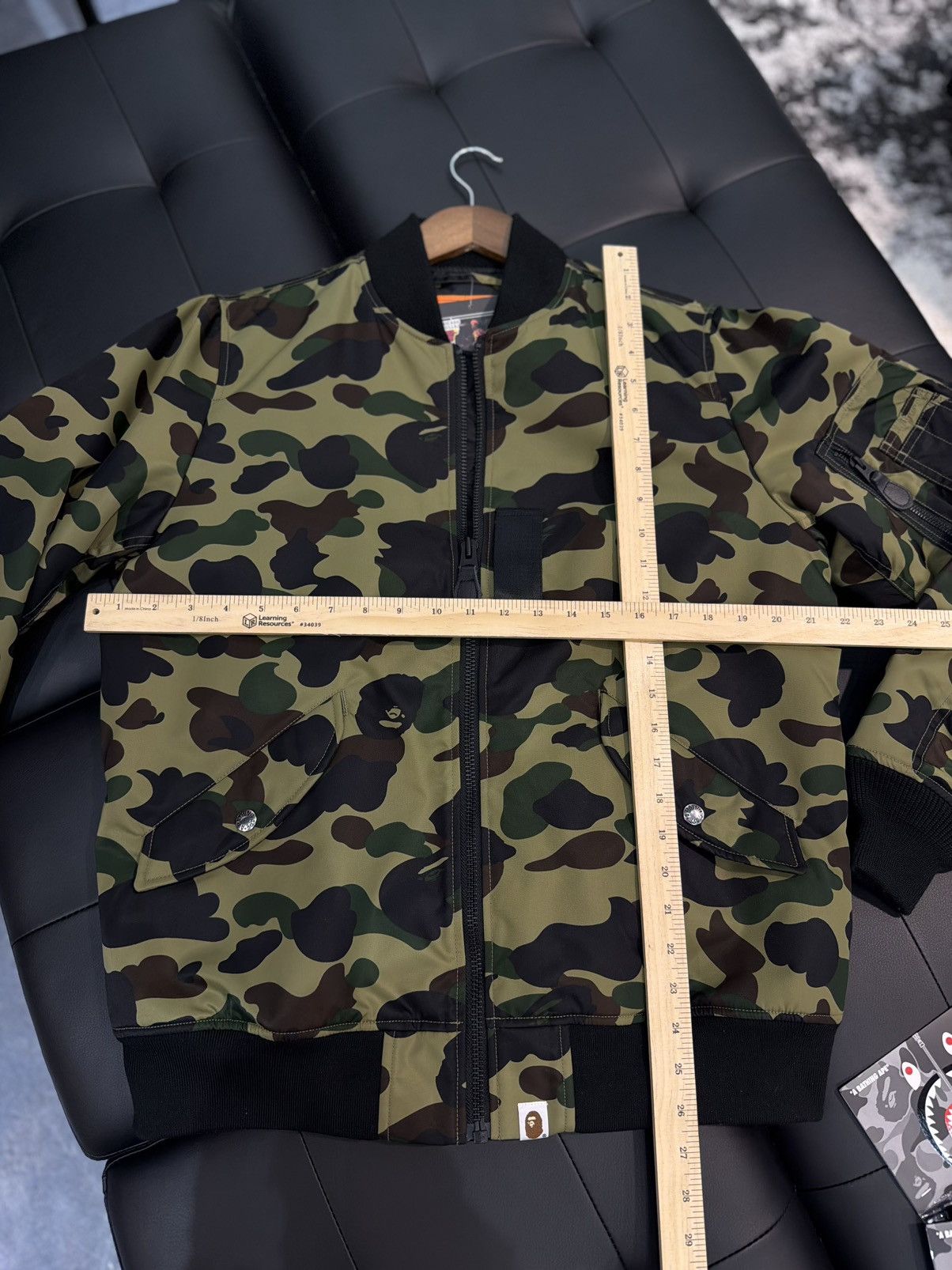 Bape A Bathing Ape Bape Camo MA-1 Flight Jacket Size (M) Size US M / EU 48-50 / 2 - 18 Thumbnail