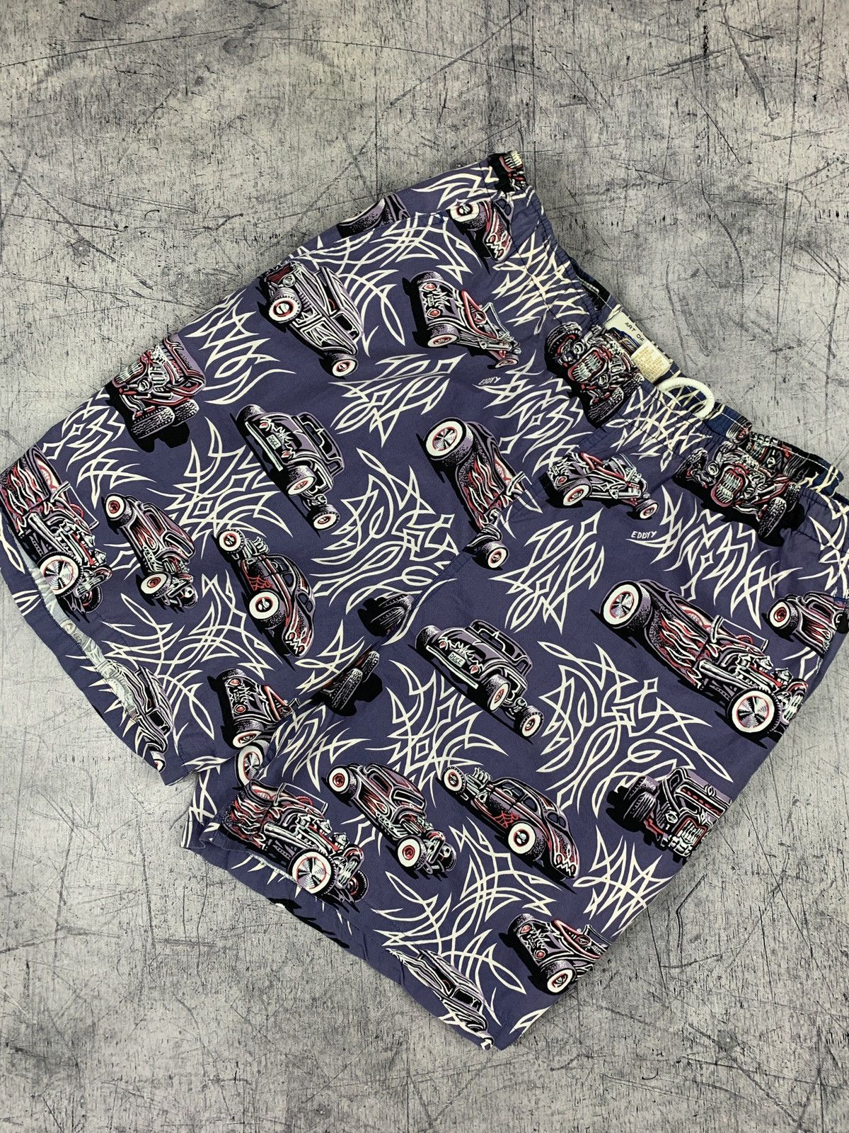 Reyn Spooner Designer Reyn Spooner Art of Eddy Crazy Swim Shorts Size L Size US 34 / EU 50 - 1 Thumbnail