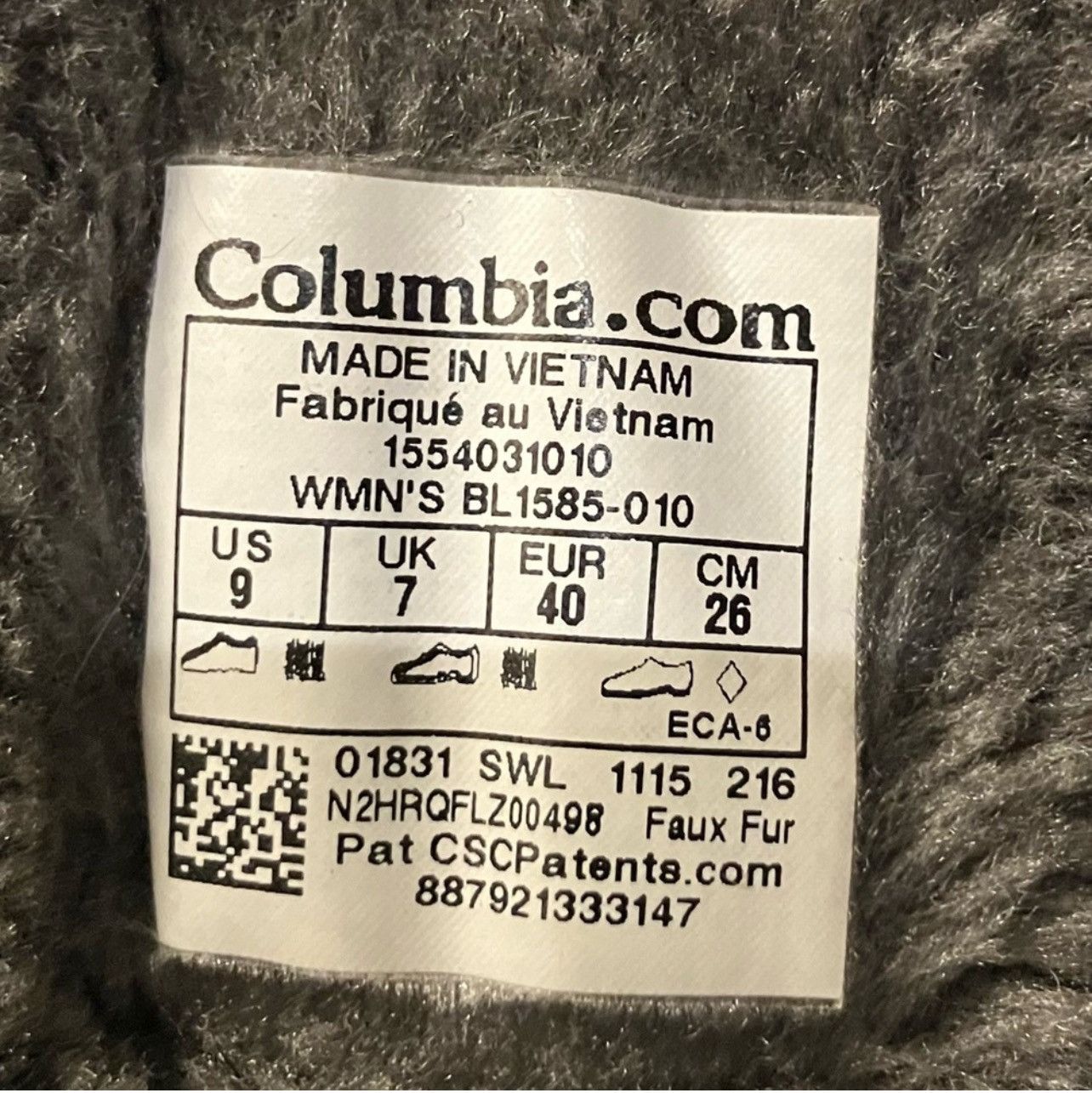 Columbia Columbia black winter boots. 200gram. Waterproof. EUC! Size US 9 / IT 39 - 5 Thumbnail