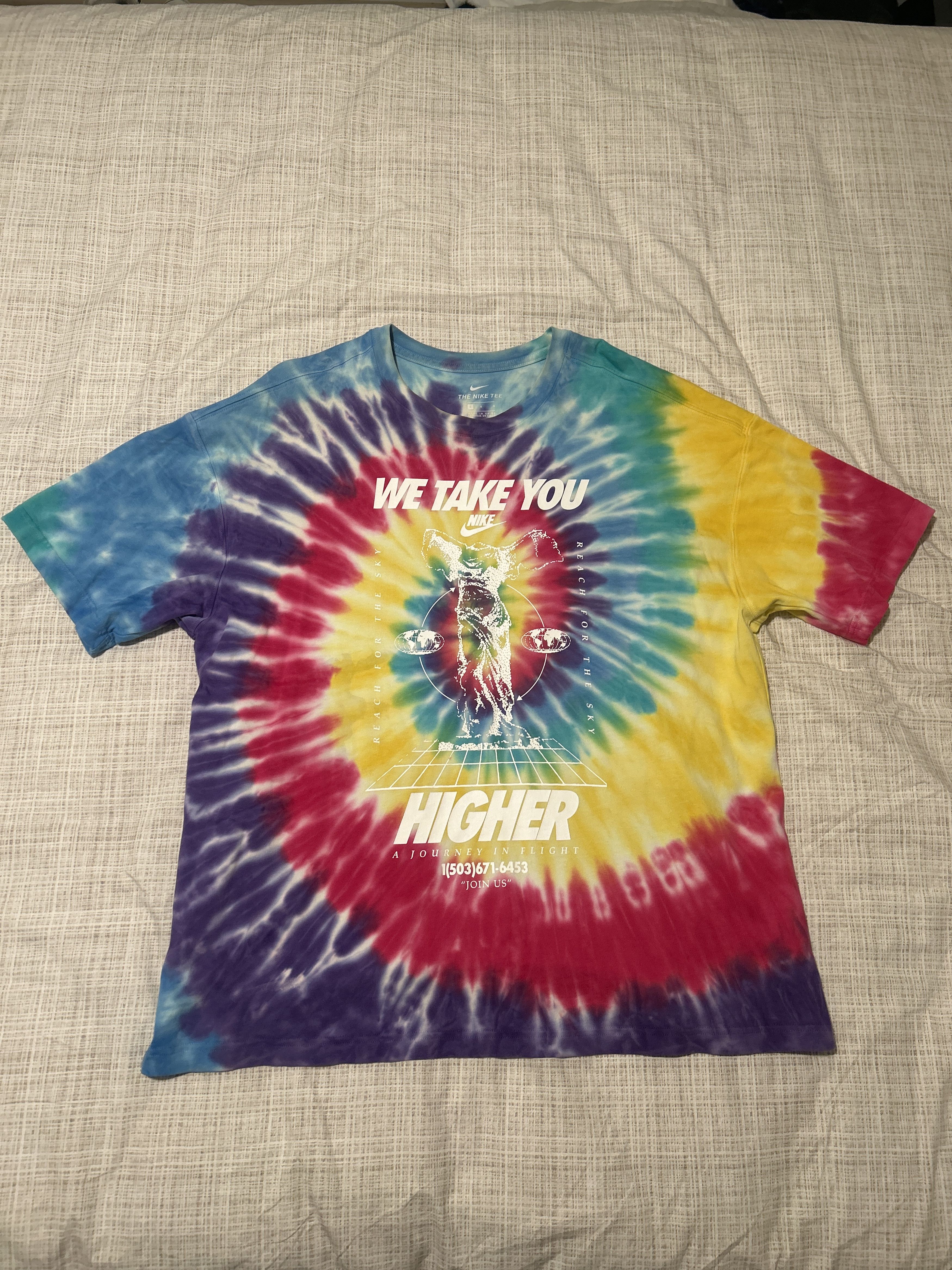 Nike Tie dye Nike T shirt Size US L / EU 52-54 / 3 - 1 Thumbnail