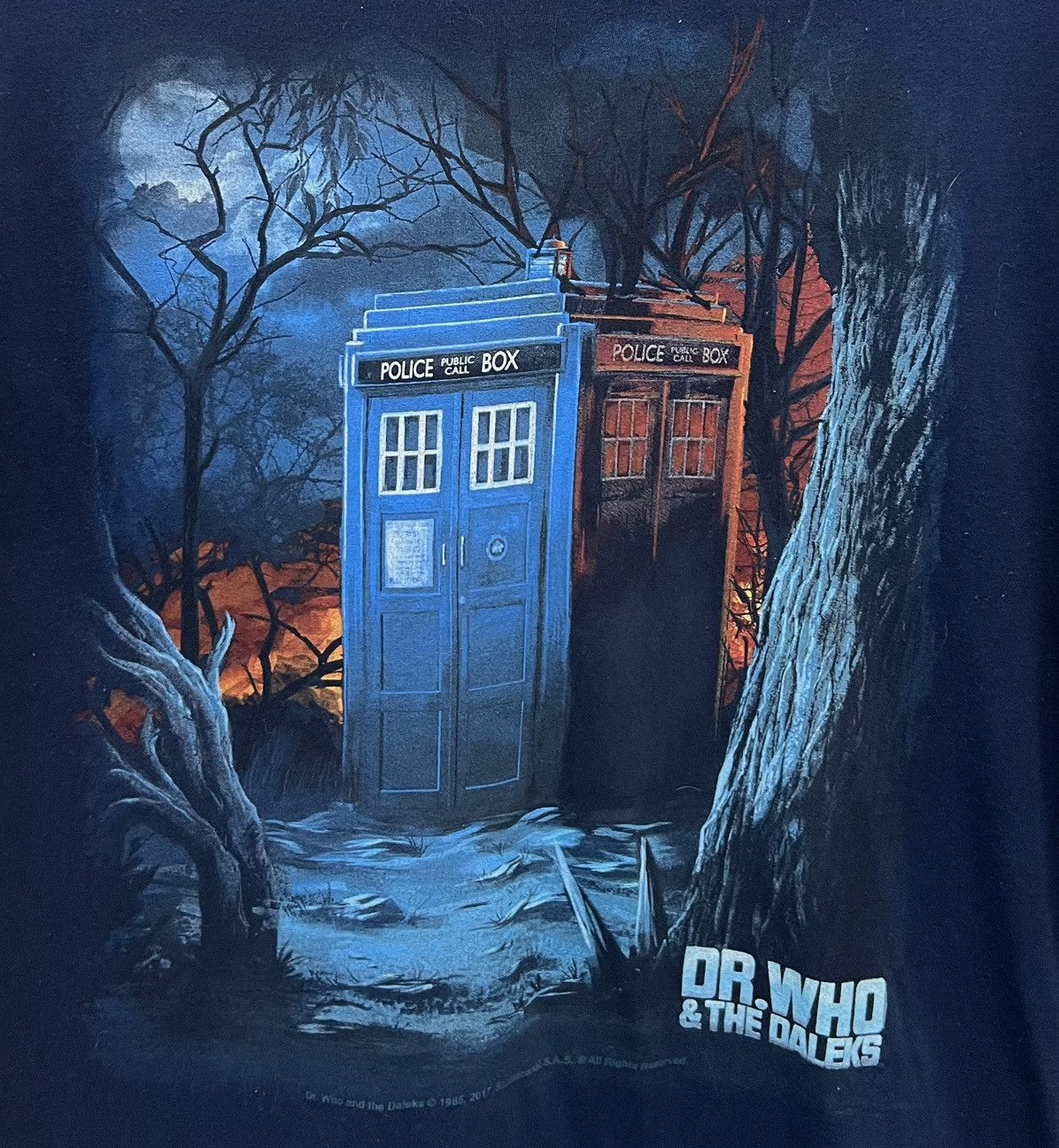Vintage VINTAGE DR.WHO&THE DALEKS SHIRT Size US L / EU 52-54 / 3 - 3 Thumbnail