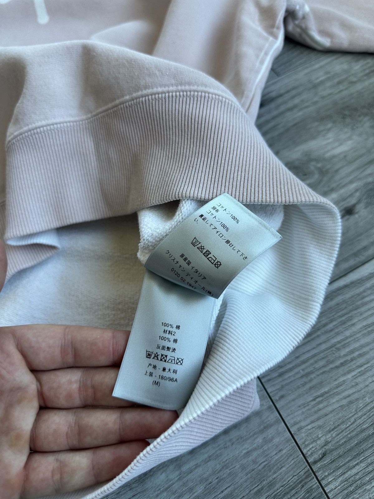 Dior Dior x Shawn Garment Dyed Graphic Print sweatshirt Size US M / EU 48-50 / 2 - 10 Thumbnail