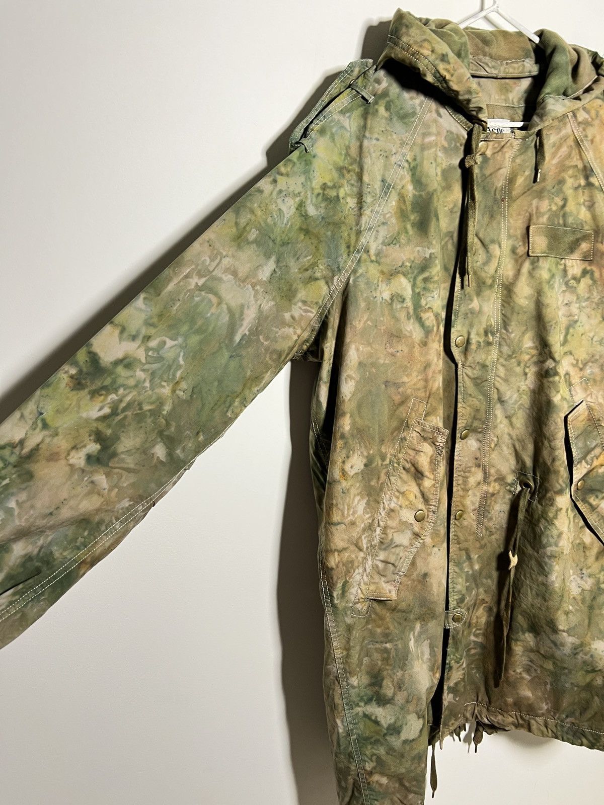 Acne Studios acne studios 2011 tie dye fishtail camo parka jacket Size US M / EU 48-50 / 2 - 15 Thumbnail