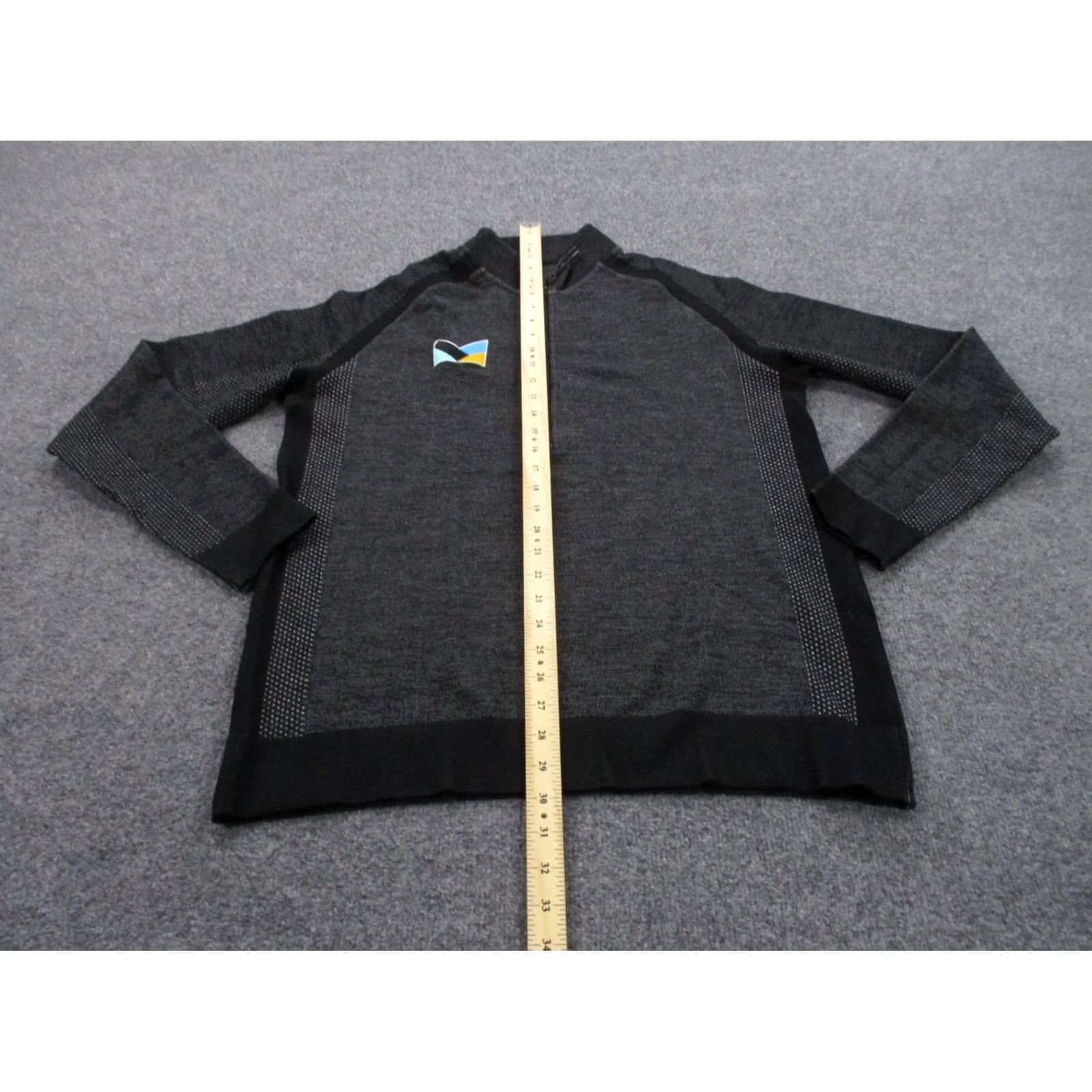 Vintage Proof Jacket Mens L Black Hiking Logo Outdoors Windbreaker 1/4 Zip Sweatshirt Pullover Size US L / EU 52-54 / 3 - 3 Thumbnail