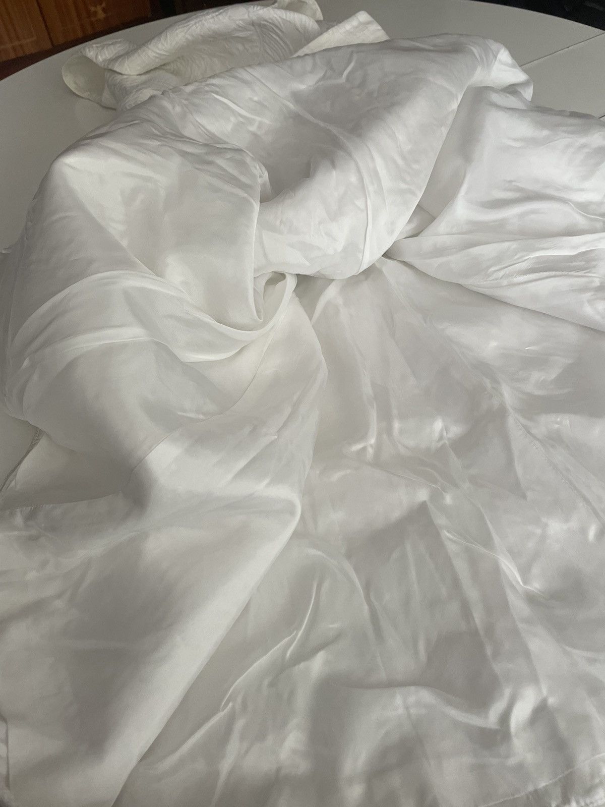 Karen Millen White taffeta dress, size 16( UK), Karen Millen, the new Size M / US 6-8 / IT 42-44 - 15 Thumbnail