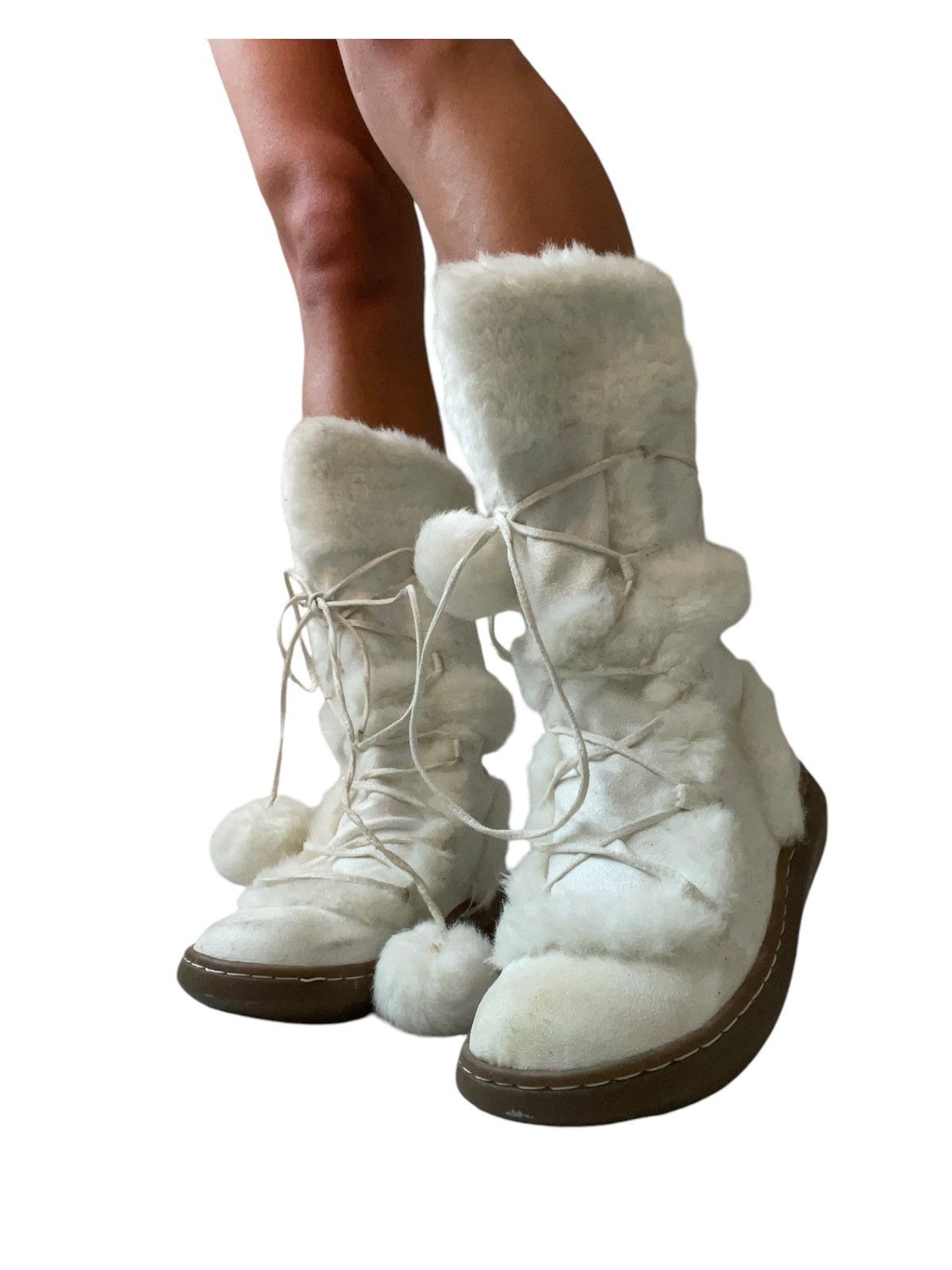 Vintage y2k furry boots Size US 8.5 / IT 38.5 - 1 Thumbnail