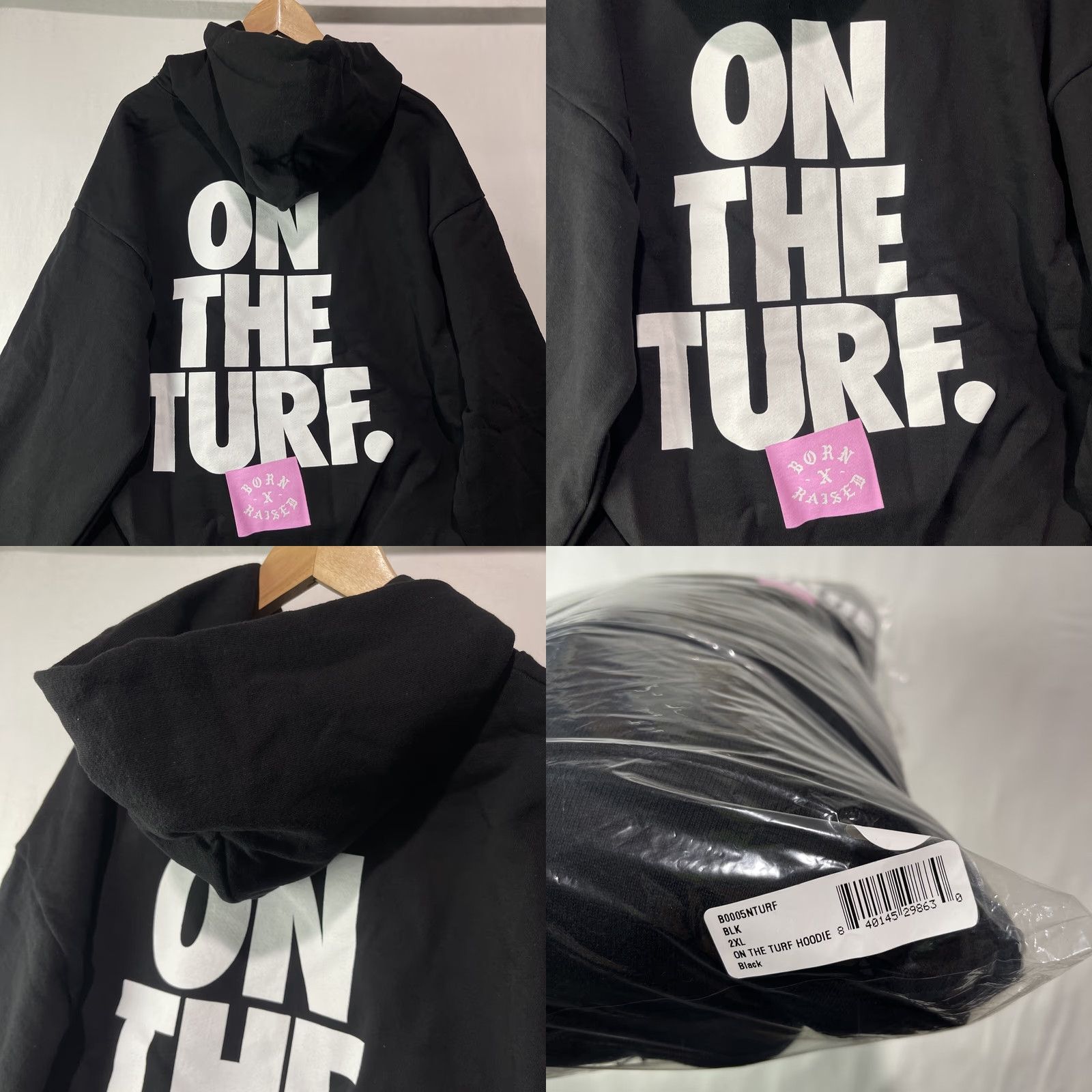 Born X Raised Born x Raised Hoodie Mens 2XL Black Nike SB On The Turf Streetwear Pullover Size US XXL / EU 58 / 5 - 8 Thumbnail