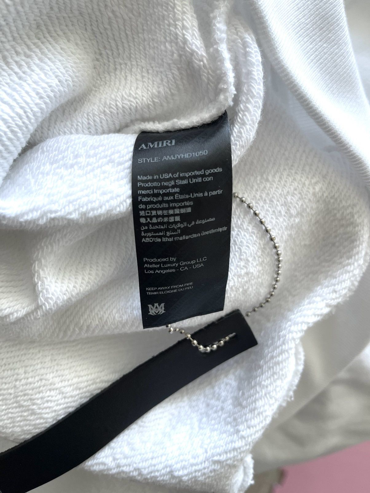 Amiri Amiri core logo hoodie Size US L / EU 52-54 / 3 - 4 Thumbnail