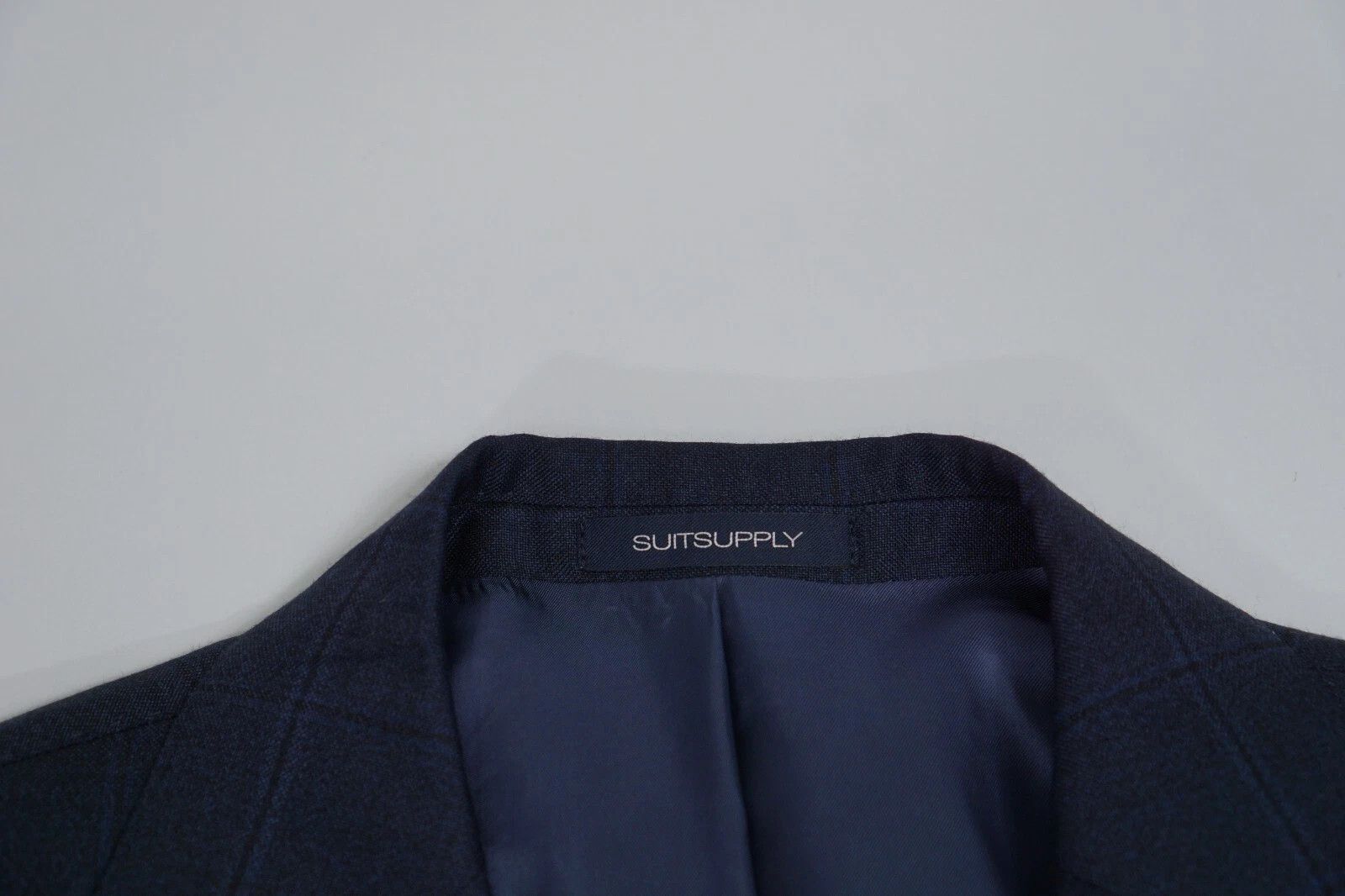 Suitsupply Men Suitsupply Blazer Lazio Blue Pure Wool S110 94 UK/US38L Size 38L - 3 Thumbnail