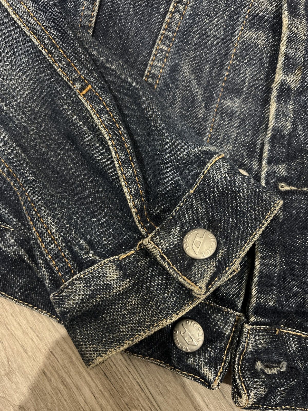 Diesel × Vintage Vintage Women's Denim Jacket Diesel Size XL / US 12-14 / IT 48-50 - 6 Thumbnail