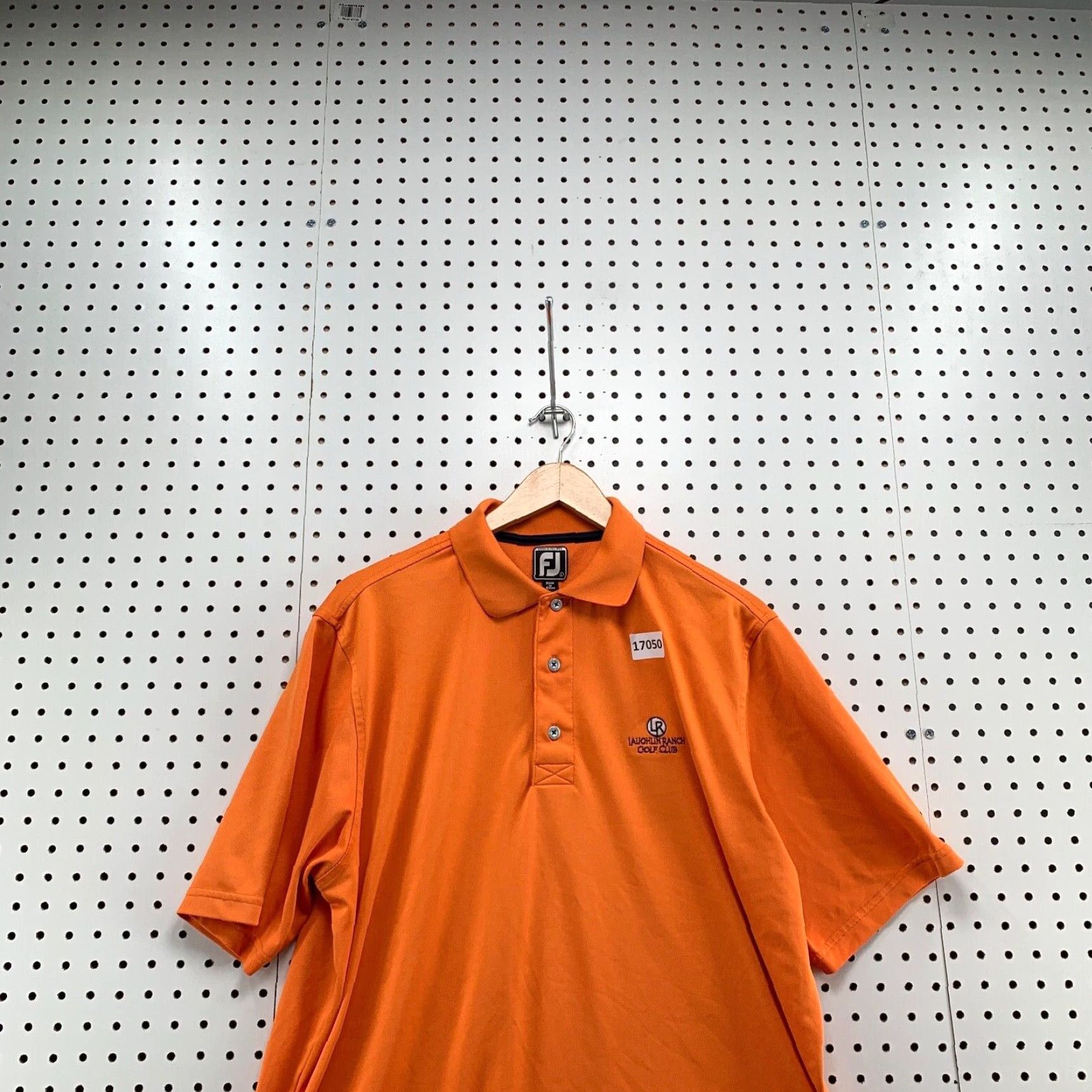 Footjoy FootJoy Shirt Adult Mens Large Orange Short Sleeve Golf Shirt Mens Size US L / EU 52-54 / 3 - 5 Thumbnail