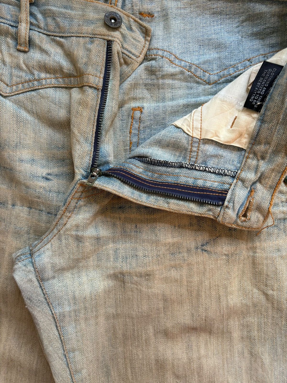 If Six Was Nine Vintage Japanese Brand Rusty Mud Wash Distressed Flare Jeans Size US 30 / EU 46 - 9 Thumbnail