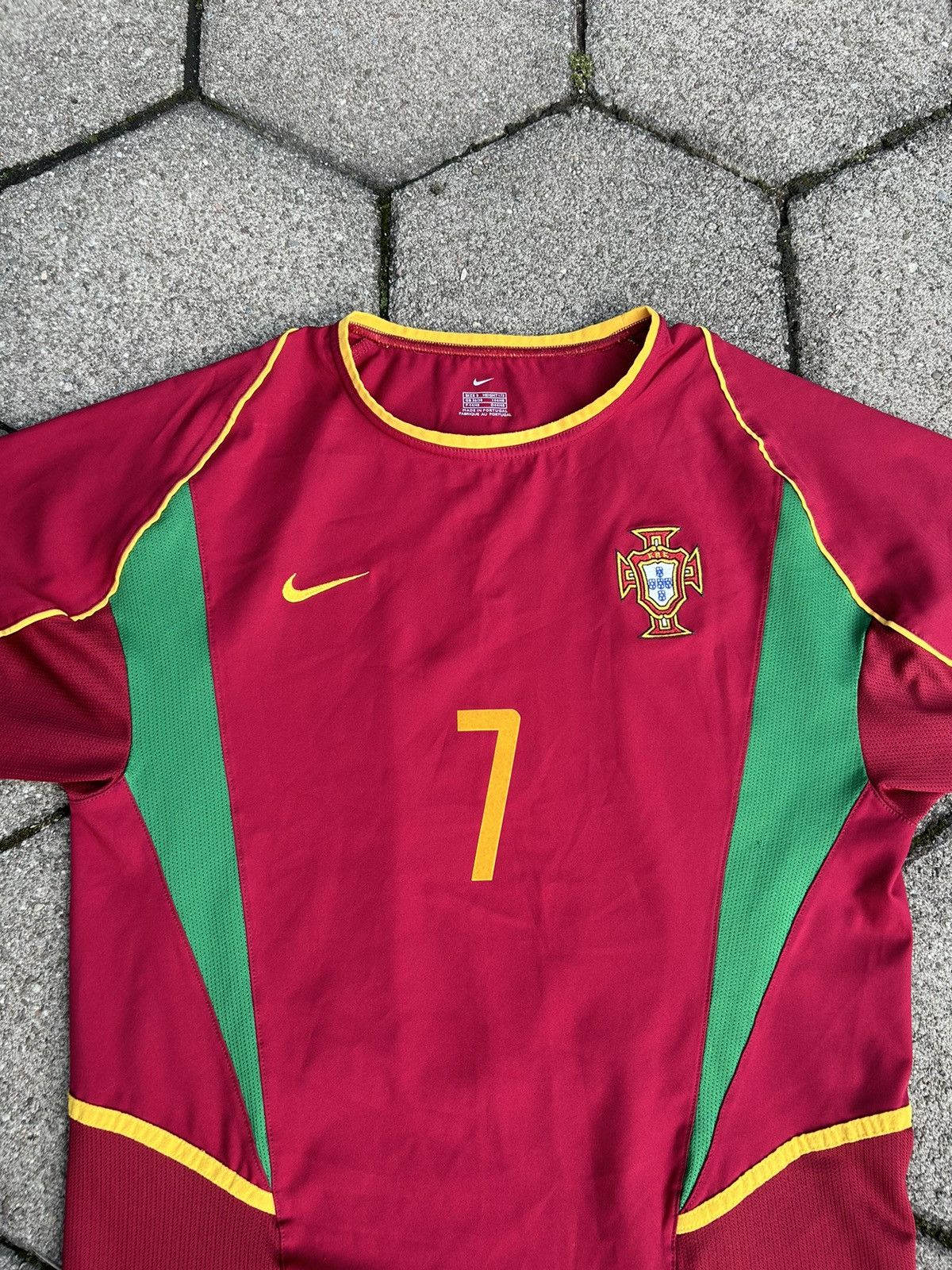 Nike Vintage Nike Portugal Luis Figo Jersey Size US S / EU 44-46 / 1 - 2 Thumbnail