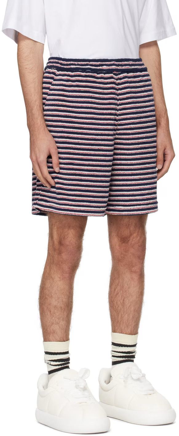 Marni oc11z0525 Stripe-Print Slip-On Shorts in Multicolor Size US 30 / EU 46 - 2 Thumbnail