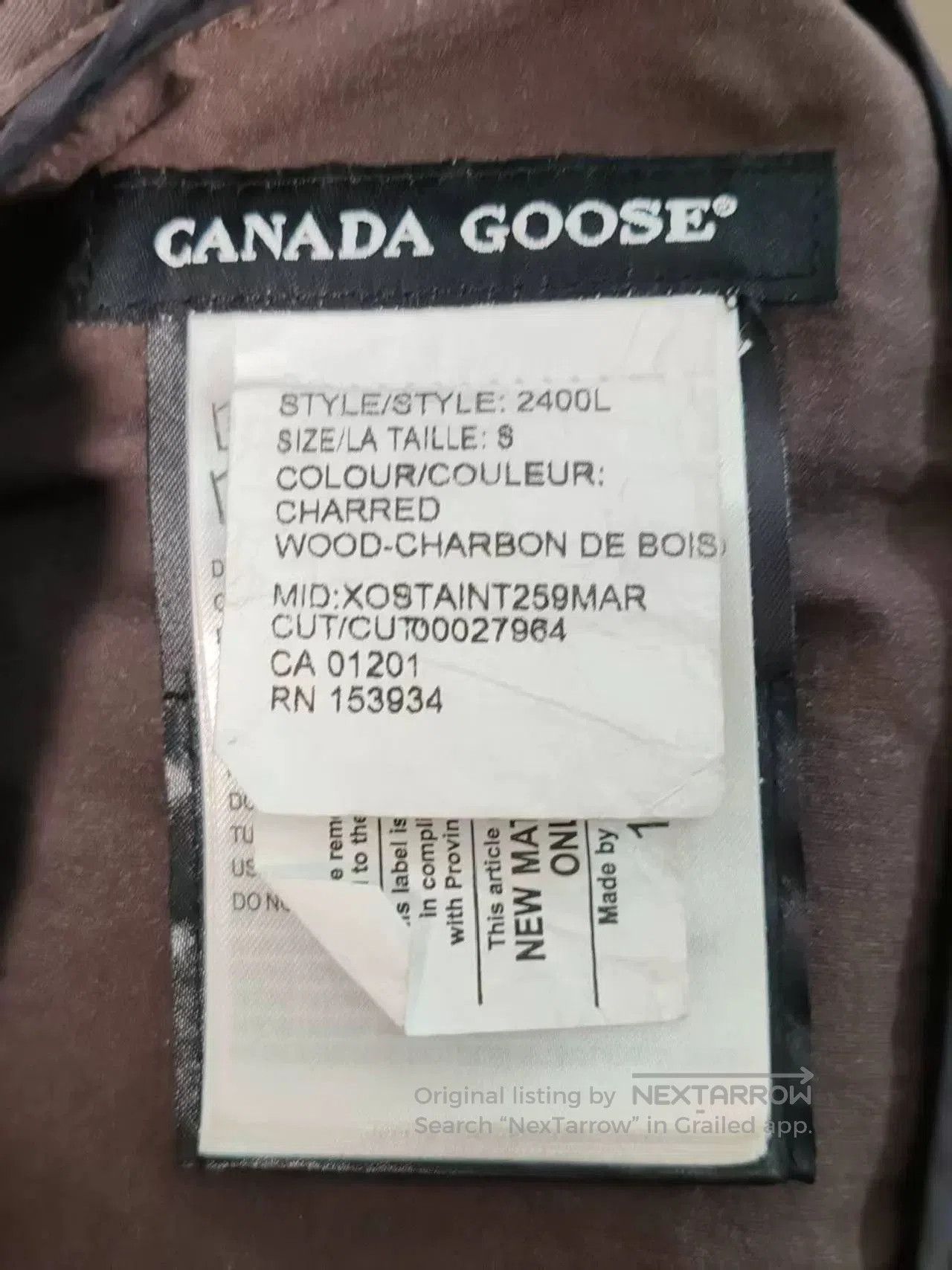 Canada Goose Canada Goose Charred Jacket with Logo. Size US M / EU 48-50 / 2 - 3 Thumbnail