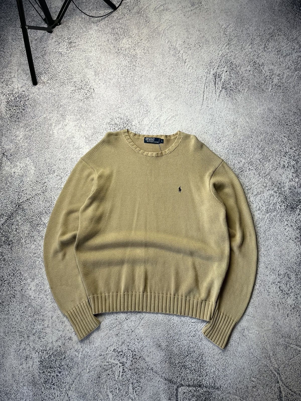 Polo Ralph Lauren Mens Vintage Polo Ralph Lauren knitted Sweater luxury Size US L / EU 52-54 / 3 - 15 Thumbnail