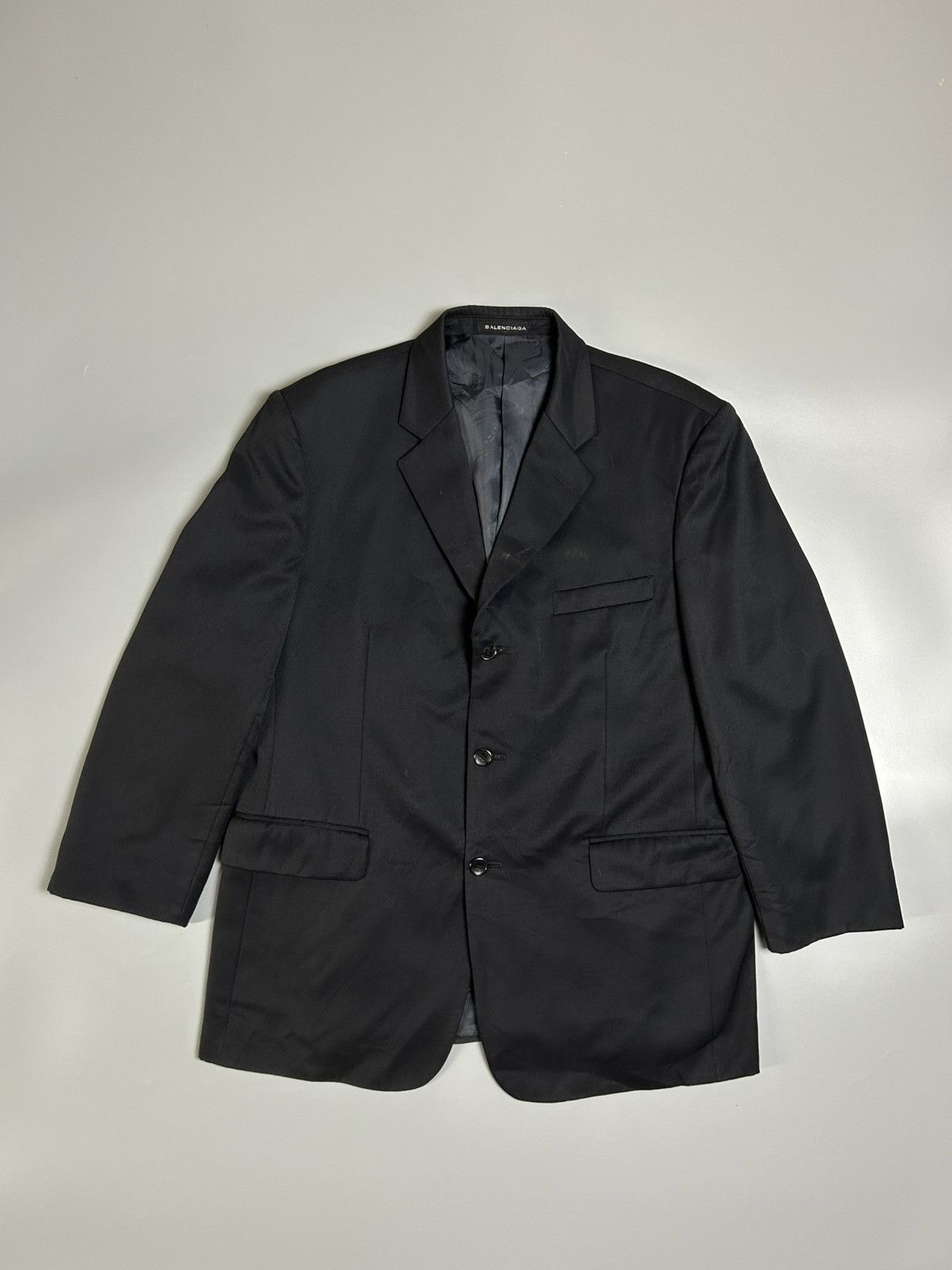 Balenciaga Vintage Baleciaga Men Blazer Size 44R - 2 Thumbnail