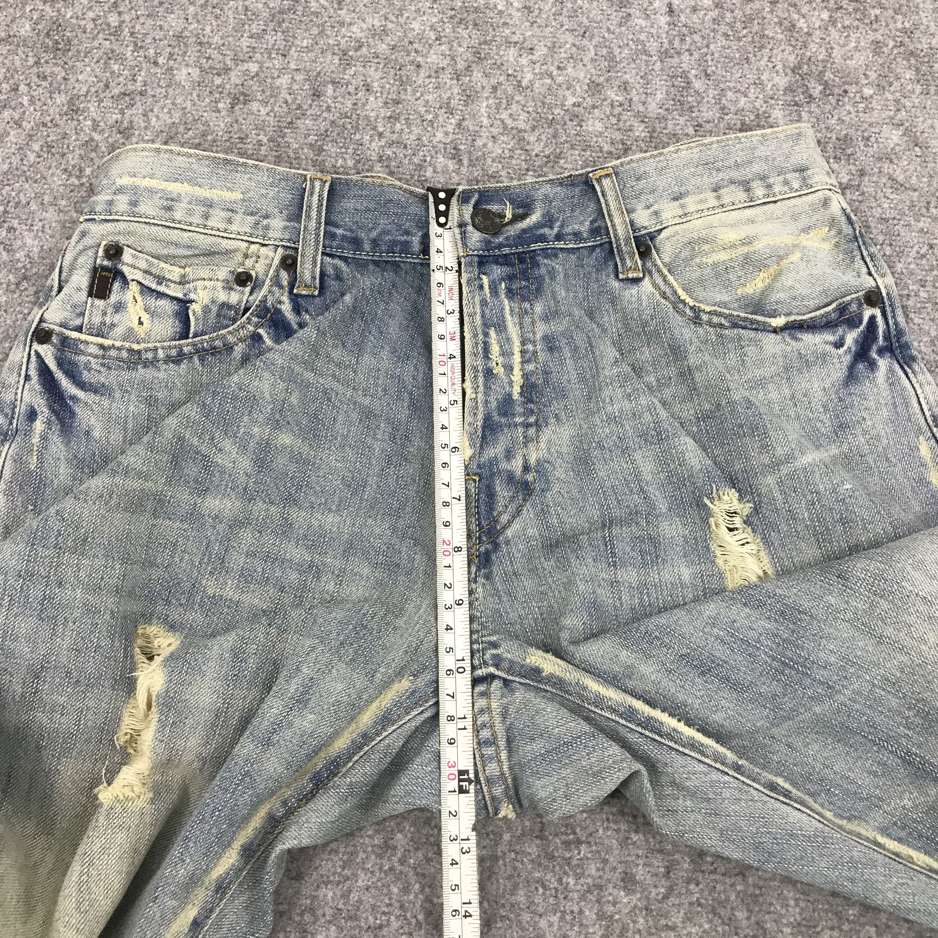 Abercrombie & Fitch BAGGY DENIM ABERCROMBIE AND FITHC DISTRESSED JEANS PANT Size US 32 / EU 48 - 6 Thumbnail