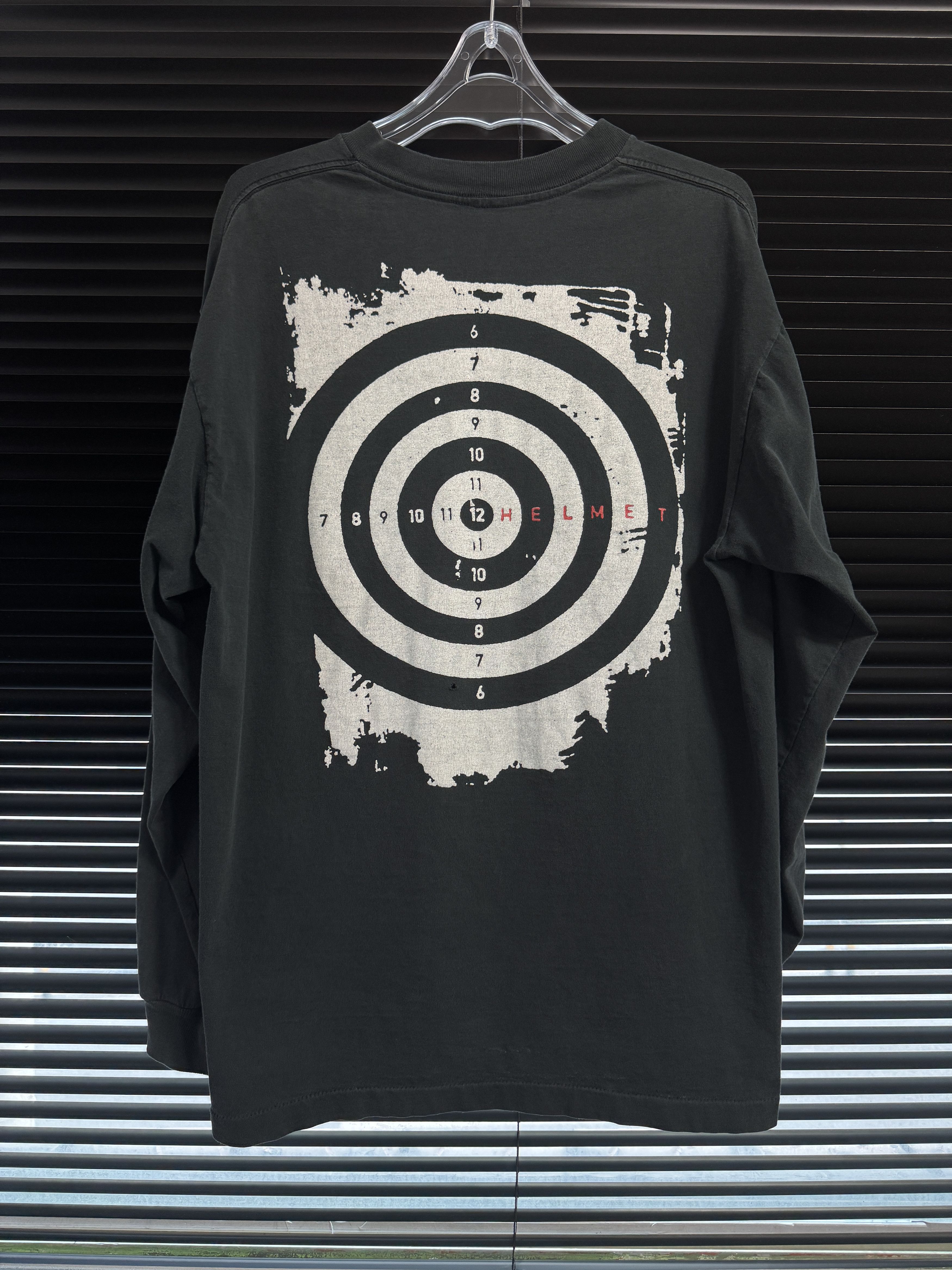 Band Tees Vintage 90s Helmet Meantime Longsleeve Shirt Size US XL / EU 56 / 4 - 2 Thumbnail