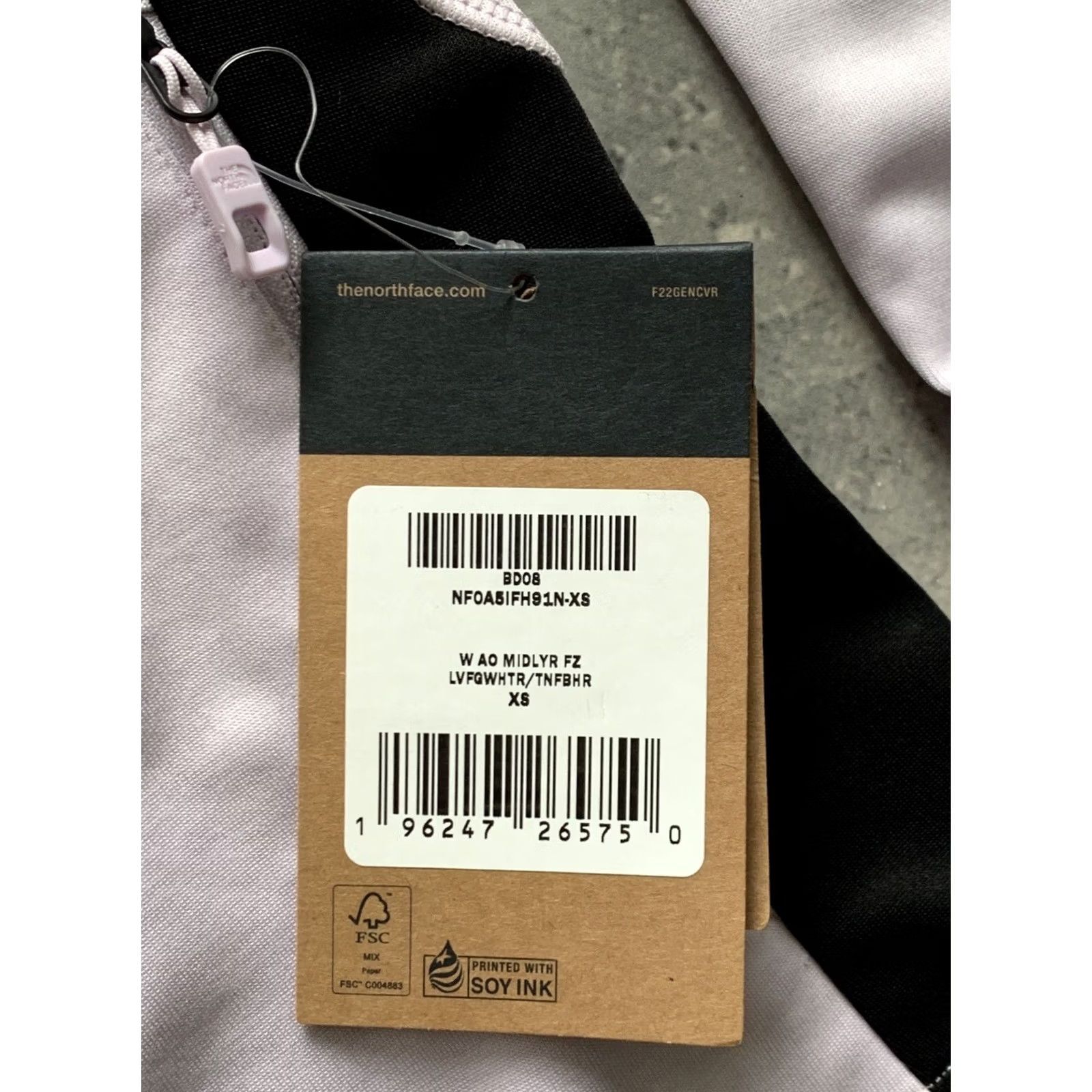 The North Face THE NORTH FACE MIDLAYER FULL ZIP JACKET WOMEN'S XS LAVENDER REGULAR FIT SHIRT Size XS / US 0-2 / IT 36-38 - 7 Thumbnail
