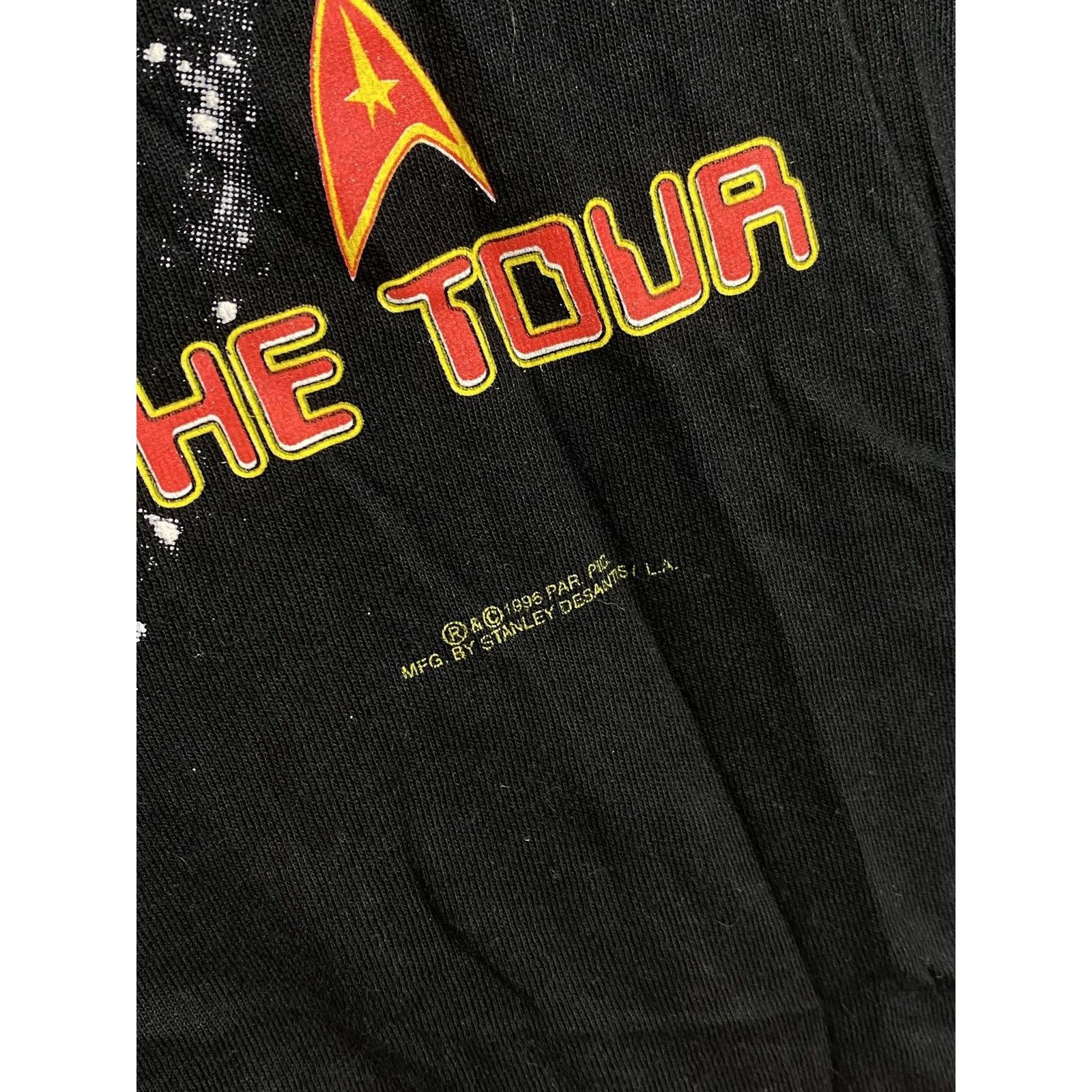 Vintage 90s Vintage 1996 Star Trek 5 Year Mission The Tour T-Shirt Size US XL / EU 56 / 4 - 3 Thumbnail