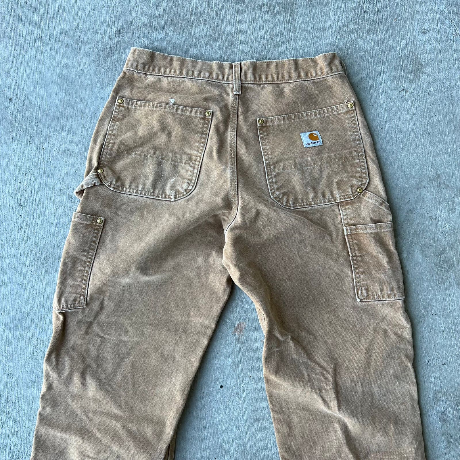 Carhartt × Vintage Carhartt brown double knee work wear carpenter pants Size US 29 - 9 Thumbnail