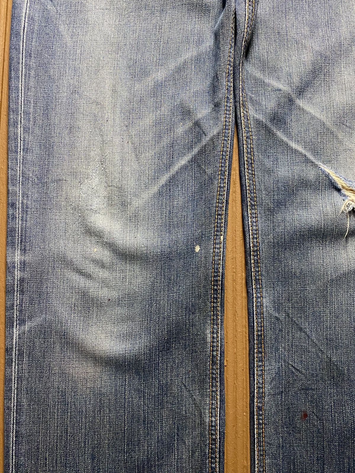 Japanese Brand Vintage Edwin 503 Premium Japan Distressed Loose Jeans Size US 32 / EU 48 - 7 Thumbnail