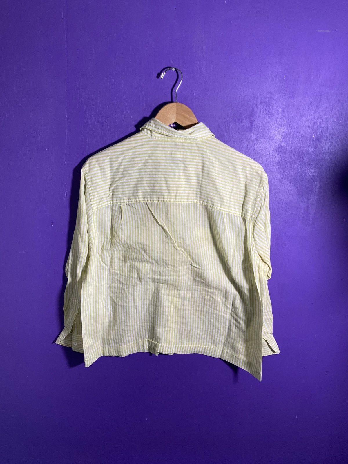 Banana Republic × Vintage Vintage 80s Banana republic striped boxy button up Size US M / EU 48-50 / 2 - 2 Thumbnail
