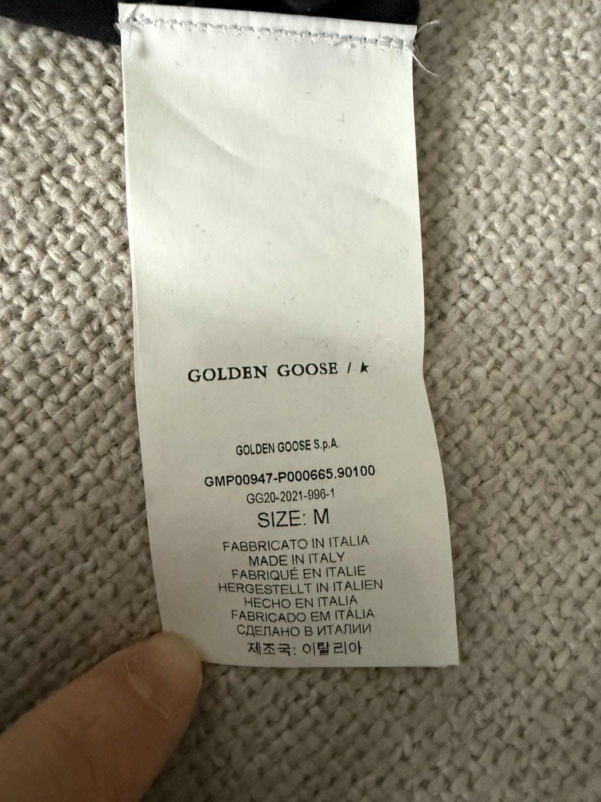 Golden Goose Golden Goose Distressed Crewneck Sweater — Black Size US M / EU 48-50 / 2 - 4 Thumbnail