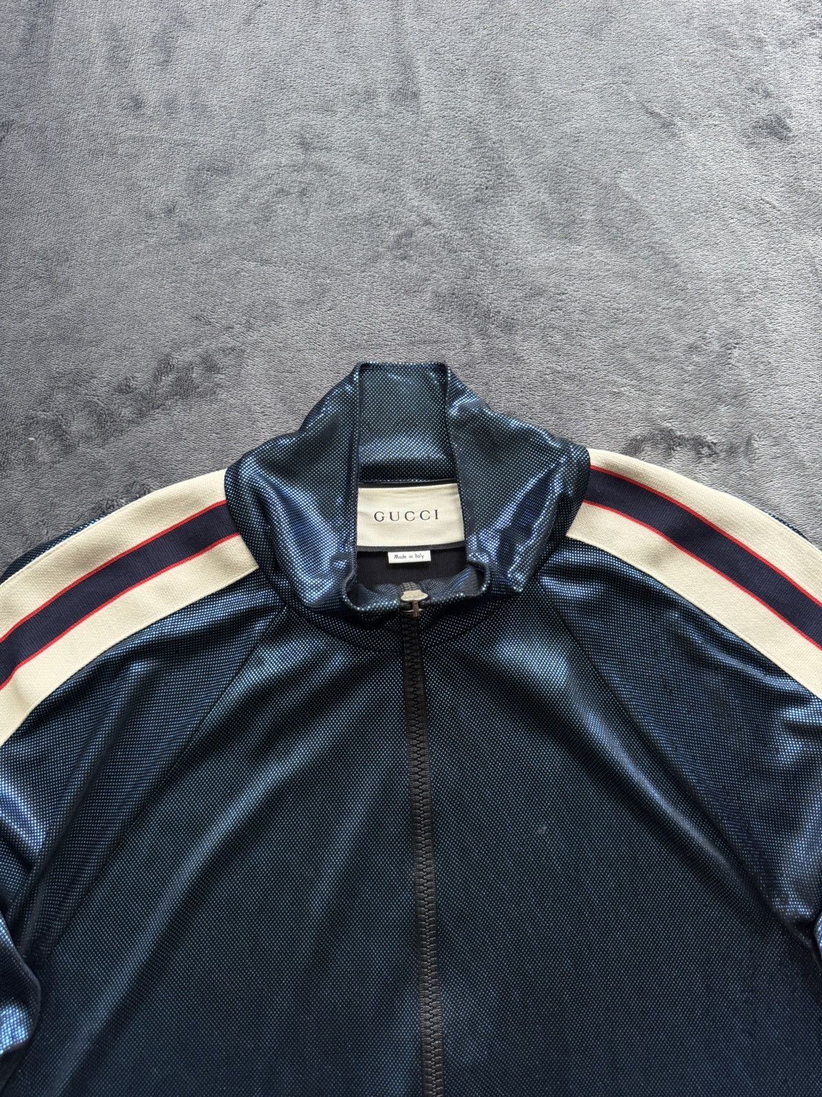 Gucci Gucci Logo Striped Track Jacket Size S / US 4 / IT 40 - 5 Thumbnail