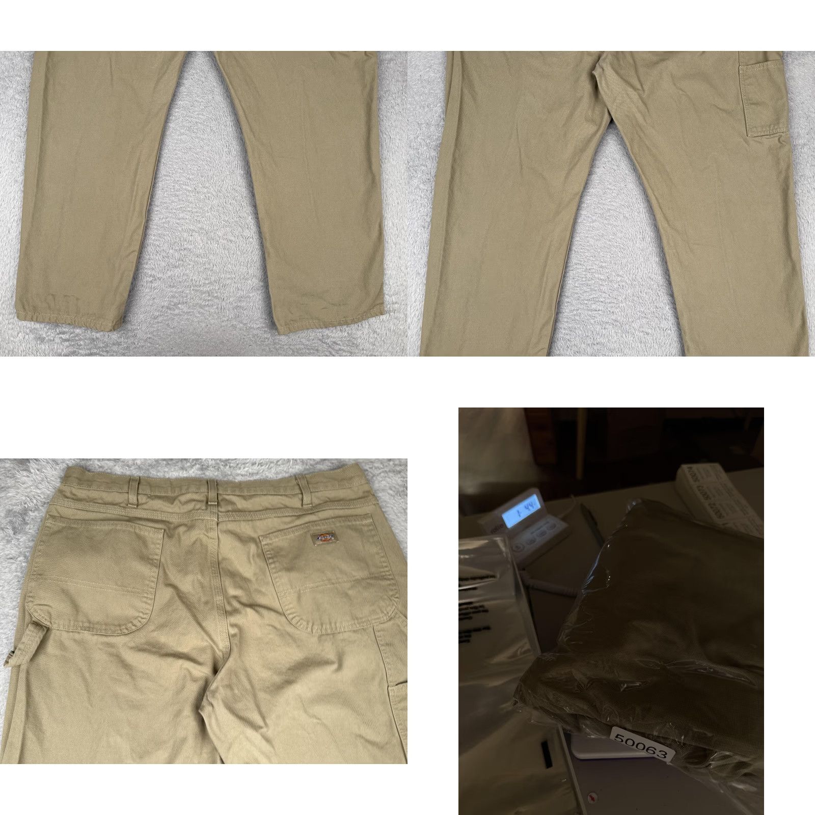 Dickies Dickies Pants Mens 40x30 Khaki Carpenter Workwear Utility Hammer Loop Cotton Pant Straight Leg Workwear Mens 40 Beige 100% Cotton twill Dickies 874 Size US 40 / EU 56 - 10 Thumbnail