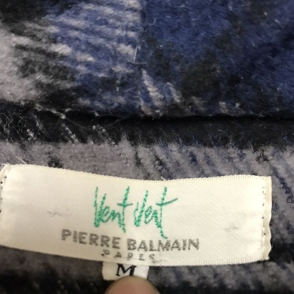 Designer × Pierre Balmain Vent Vert Pierre Balmain Paris Fleece Jacket Size US L / EU 52-54 / 3 - 6 Thumbnail