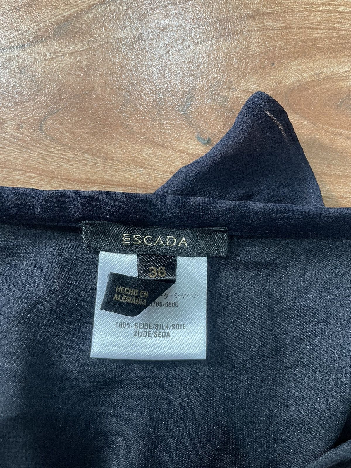 Escada Escada Layered Black Midi Skirt Size 25" / US 0 / IT 36 - 3 Thumbnail