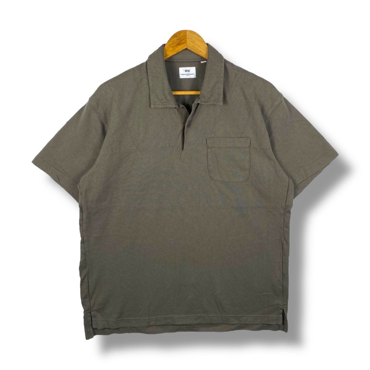 Engineered Garments UNIQLO x ENGINEERED GARMENT New York SS Pocket Polo Shirt Size US L / EU 52-54 / 3 - 1 Thumbnail