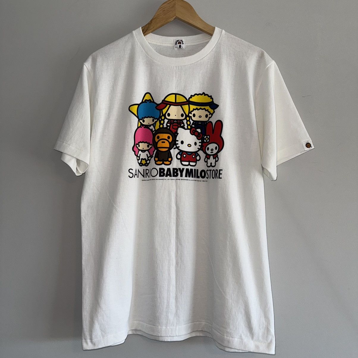 Bape OG Baby Milo x Sanrio Hello Kitty Characters Tee Size US L / EU 52-54 / 3 - 2 Thumbnail