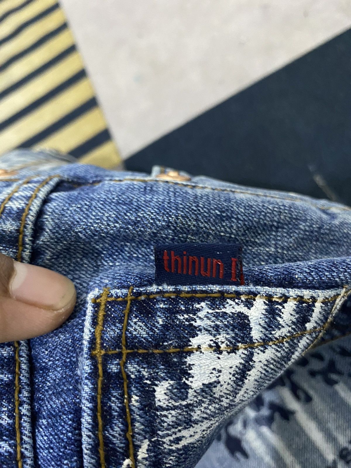 Vintage Y2K TI JEANS PUNK STYLE PANTS Size US 32 / EU 48 - 9 Thumbnail