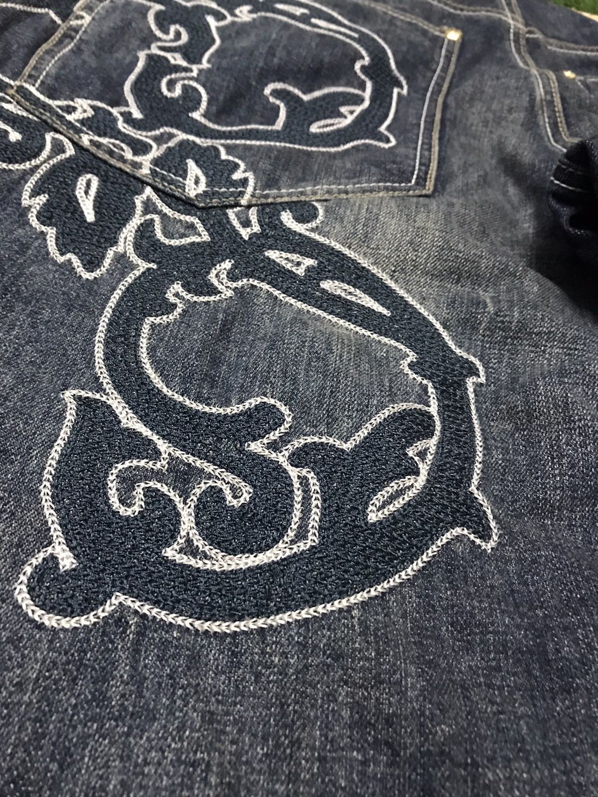 Affliction 🔥🔥Crazy Rare Affliction Style Coogi Y2K Embroidery Jeans Size US 38 / EU 54 - 12 Thumbnail