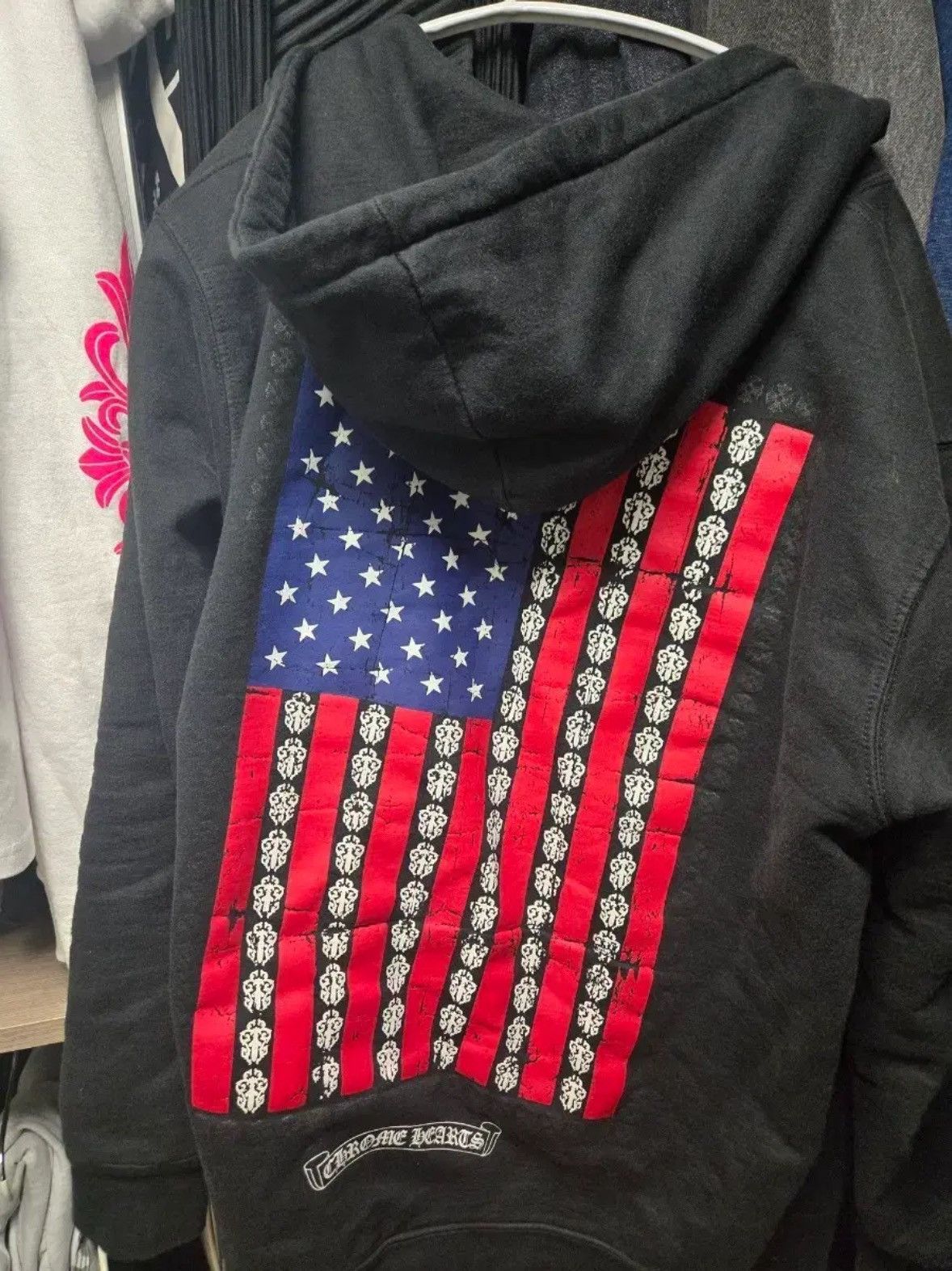 Chrome Hearts Heavy Weight American Flag Zipup Hoodie Size US XXL / EU 58 / 5 - 1 Thumbnail