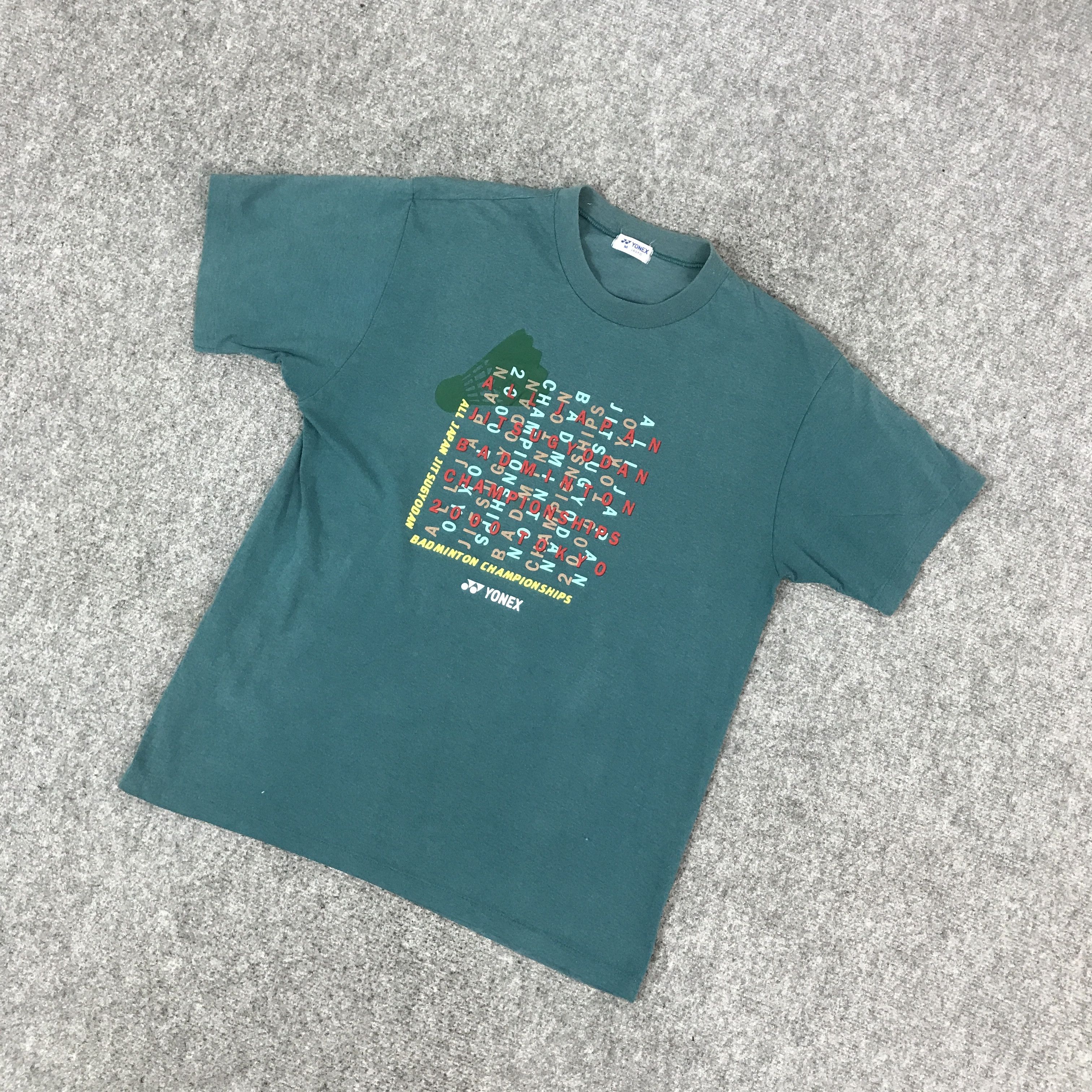 Japanese Brand VINTAGE YONEX DESIGN TSHIRTS Size US M / EU 48-50 / 2 - 5 Thumbnail
