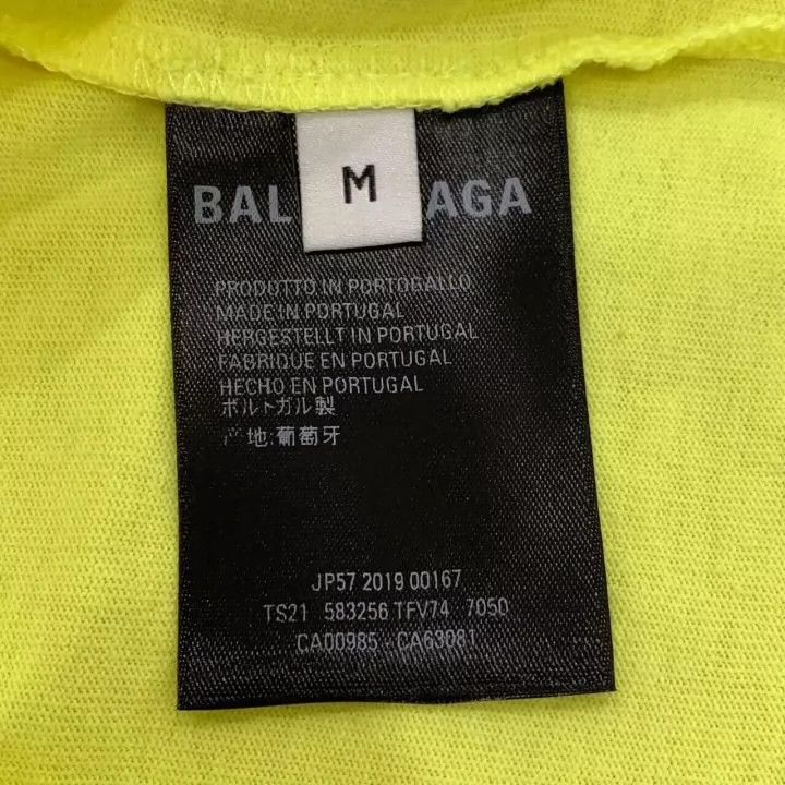 Balenciaga Balenciaga Logo letter thorn Embroidered crew-neck fluoresc Size US M / EU 48-50 / 2 - 6 Thumbnail