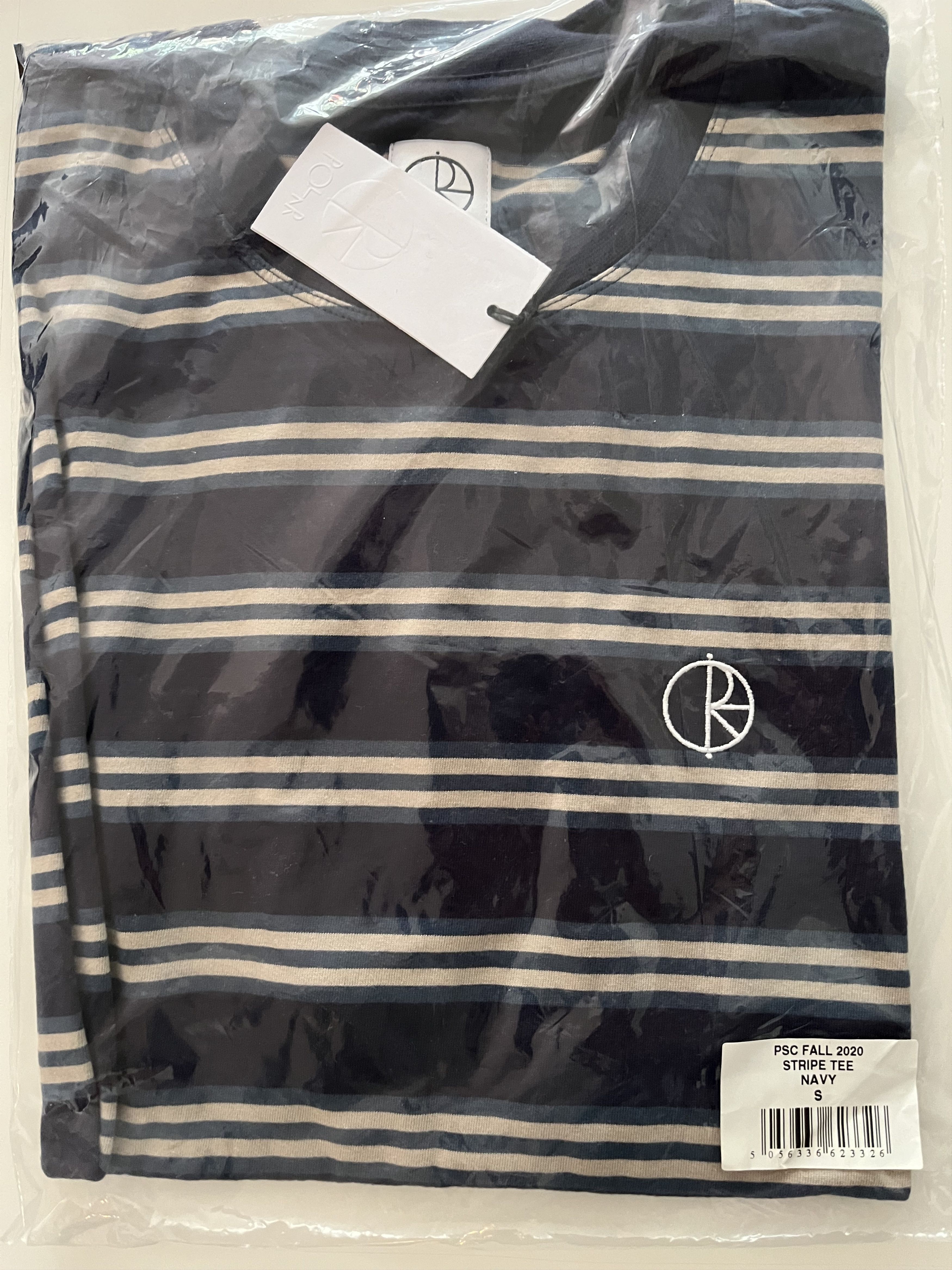 Polar Skate Co. New Stripe Tee Navy Sealed Size US S / EU 44-46 / 1 - 1 Preview