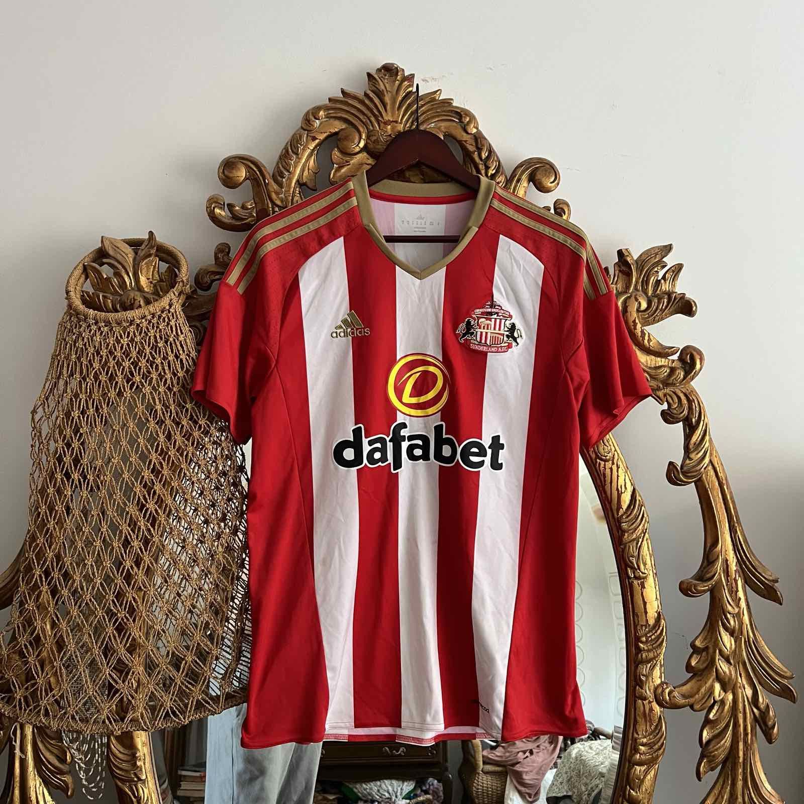 Adidas Adidas Sunderland FC Jersey Shirt Football Sz M Size US M / EU 48-50 / 2 - 1 Thumbnail