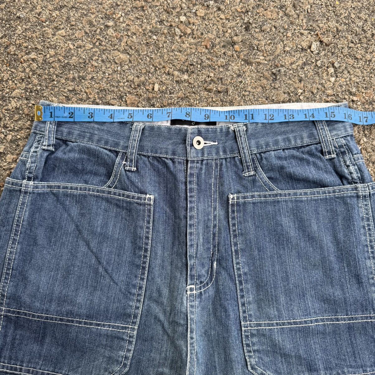 Japanese Brand W32 Vintage Hanjiva Bush Pants Faded Denim Jean Pants Size US 32 / EU 48 - 4 Thumbnail