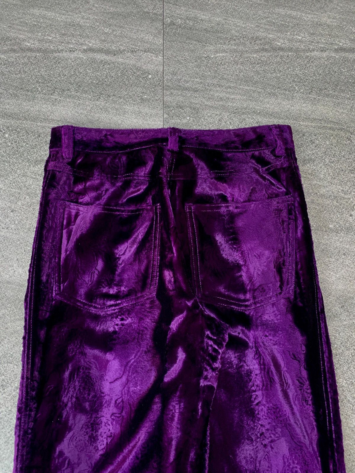 Dries Van Noten FREE TAX! Wideleg Velour Textured Trousers - 31” Size US 31 - 8 Thumbnail
