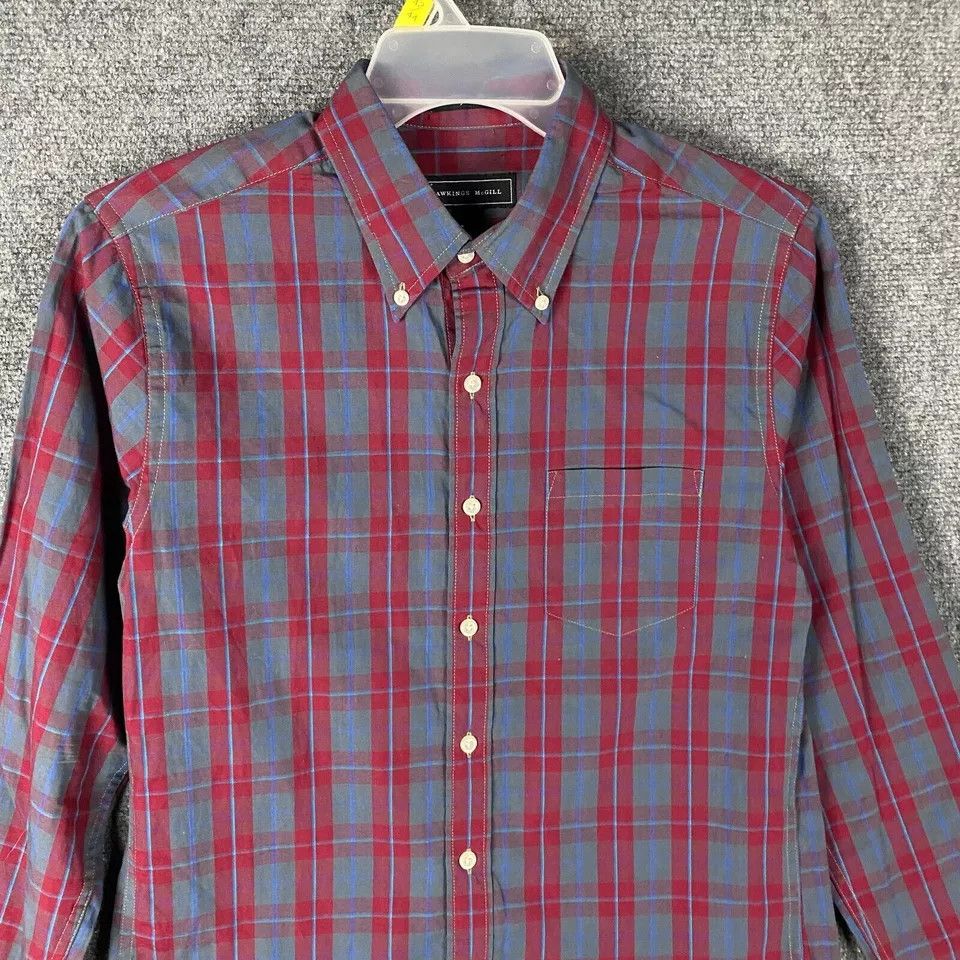 Hawkings Mcgill Hawkings McGrill Button Down Shirt Men's Long Sleeve M Size US M / EU 48-50 / 2 - 2 Thumbnail