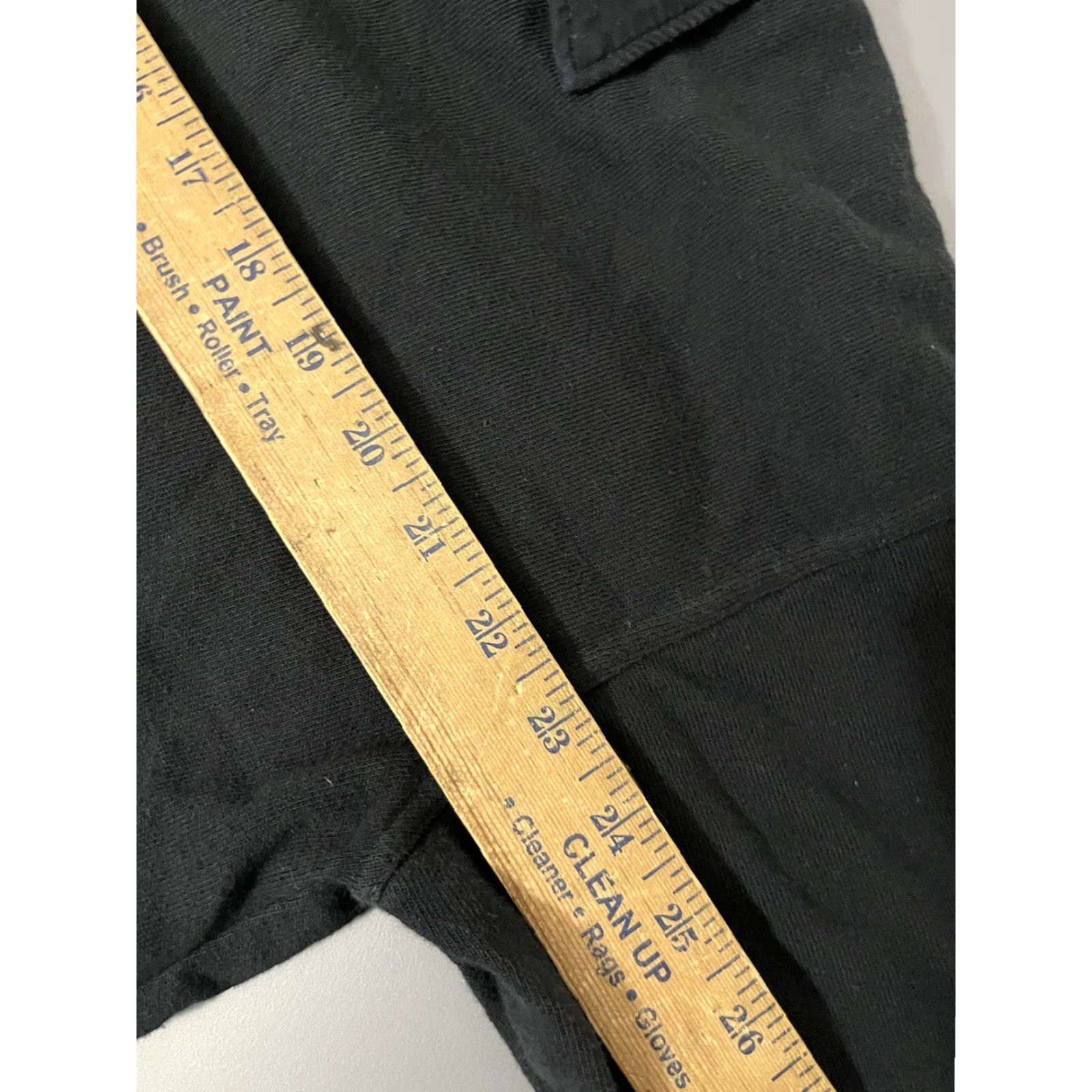 Vintage Aerie Women Polo Crop Top Long Sleeve Solid Cotton Black Size L Size L / US 10 / IT 46 - 5 Thumbnail