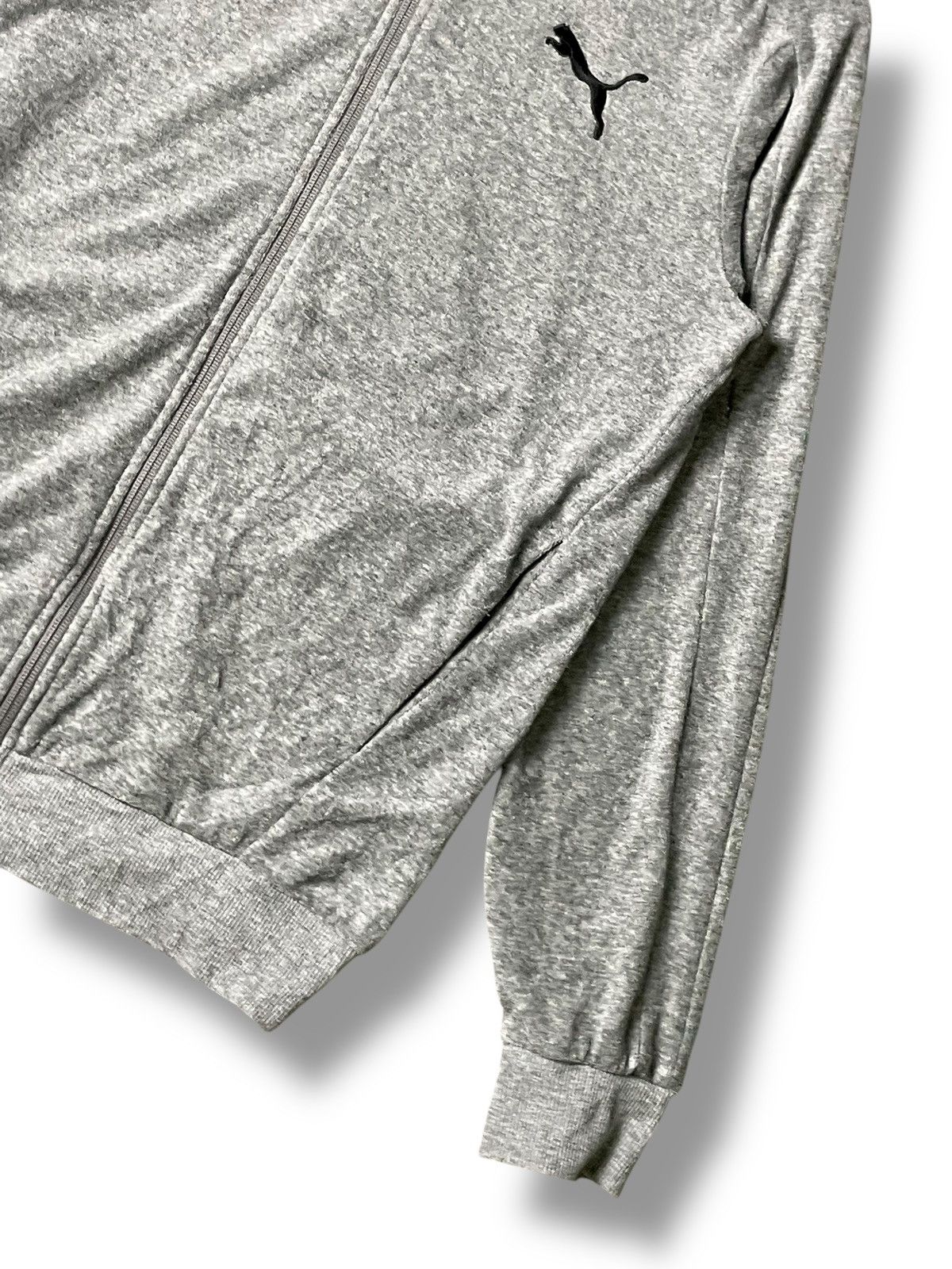 Puma × Vintage Puma Essentials Full-Zip Hoodie Grey (68) Size US S / EU 44-46 / 1 - 3 Thumbnail