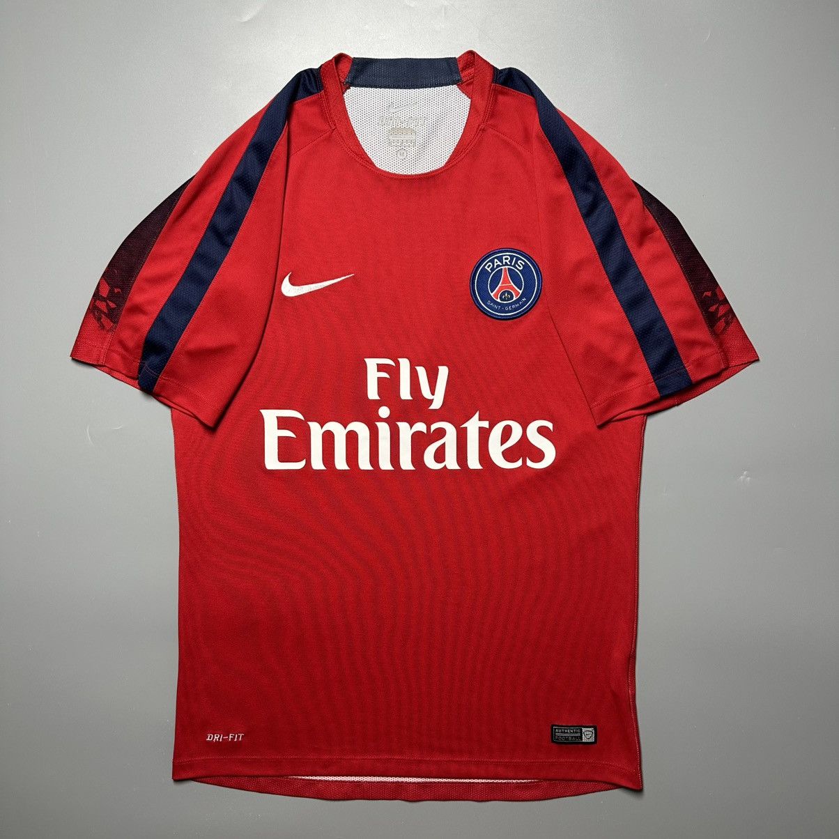 Vintage PSG NIKE 2015/2016 FOOTBALL SOCCER TRAINING JERSEY Size US M / EU 48-50 / 2 - 1 Thumbnail